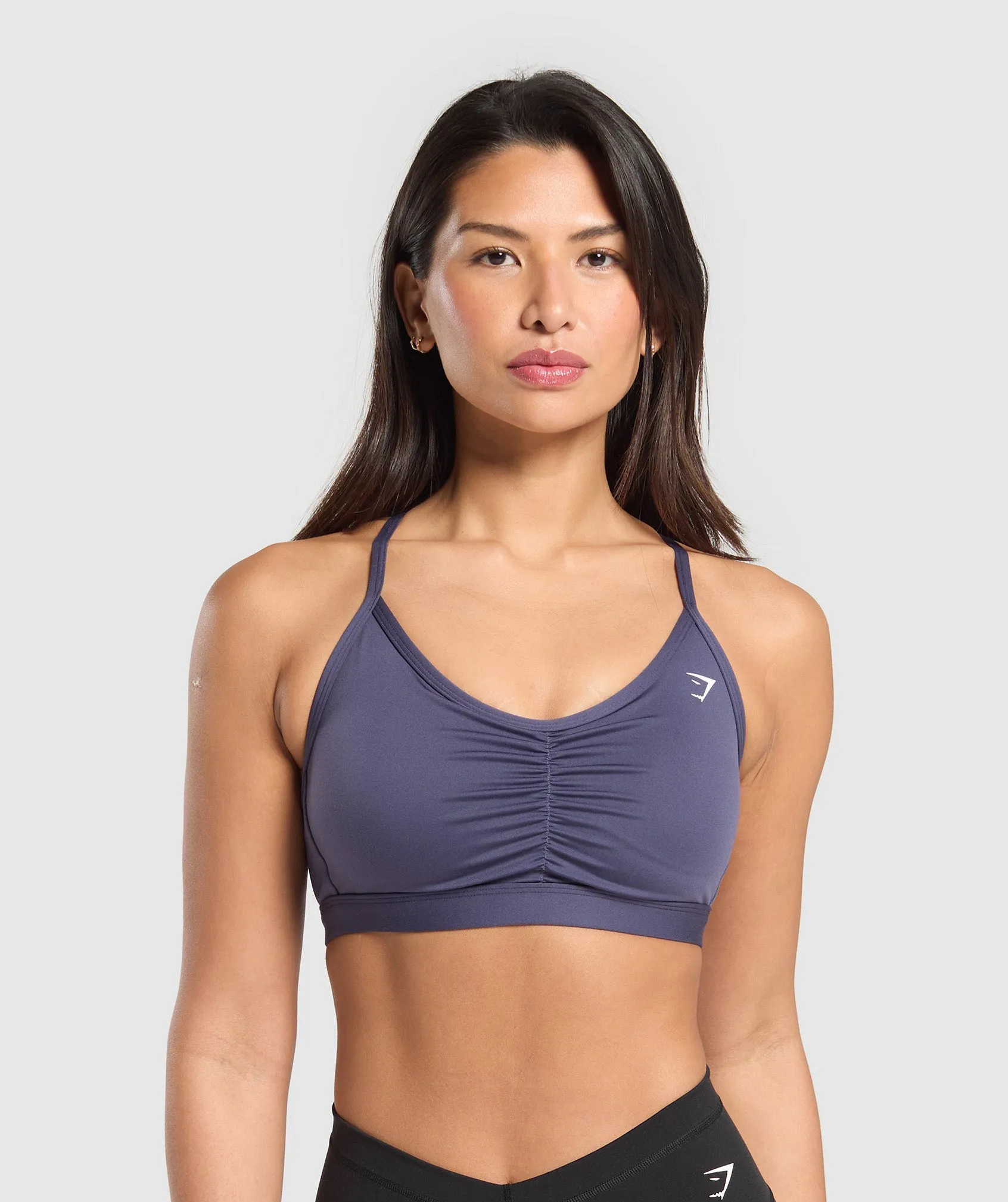 Gymshark Ruched Sports Bra - Weighted Purple sold by Gymshark product image thumbnail 2