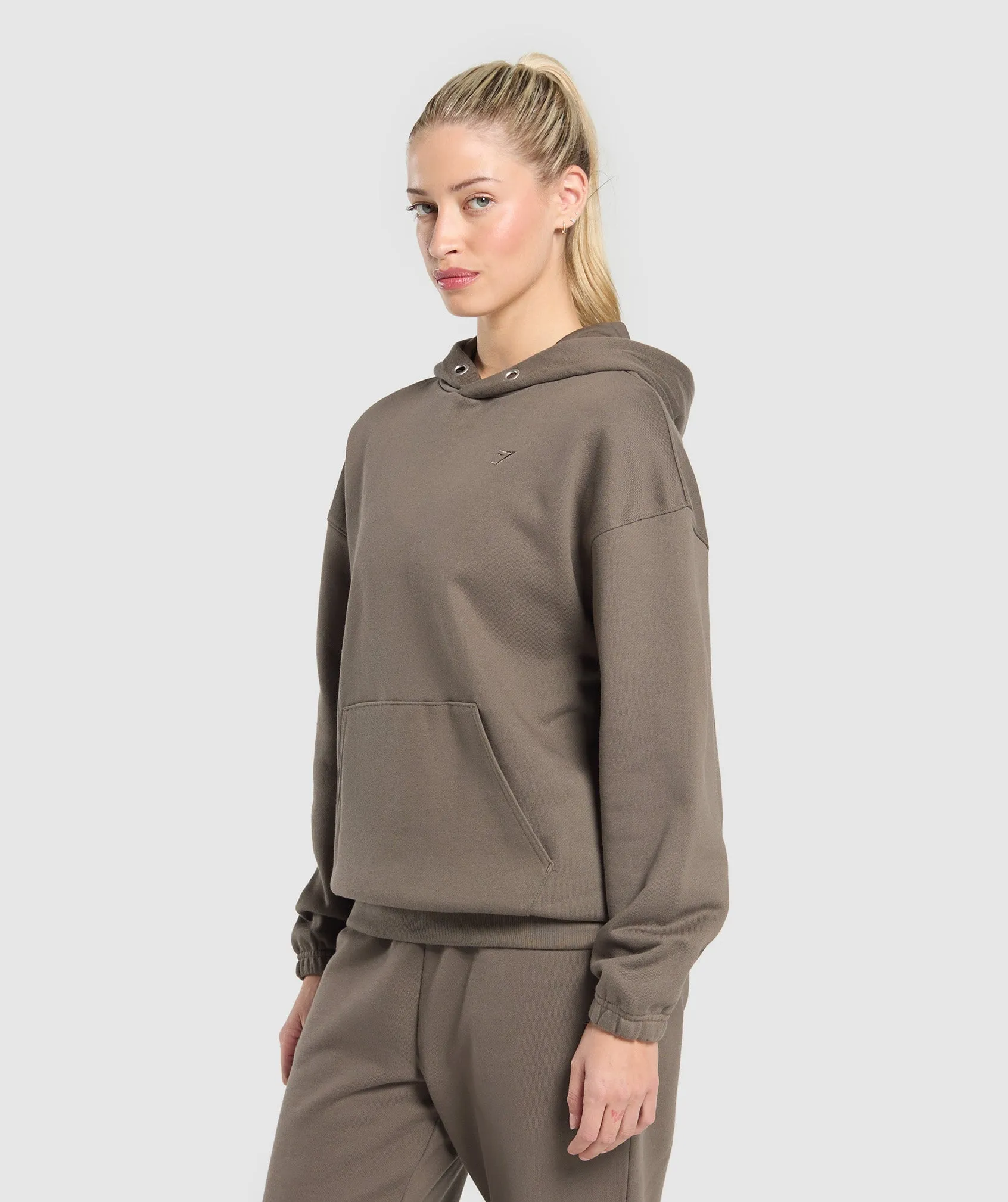 Gymshark Rest Day Sweats 2.0 Oversized Hoodie - Camo Brown sold by Gymshark product image thumbnail 3