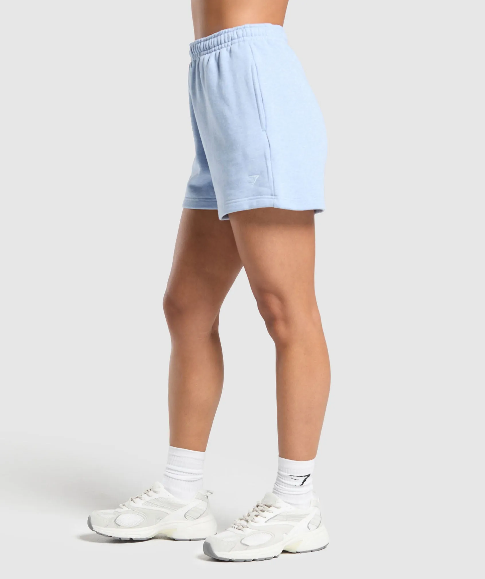 Gymshark Rest Day Sweats 2.0 Shorts - Blue Marl sold by Gymshark product image thumbnail 3