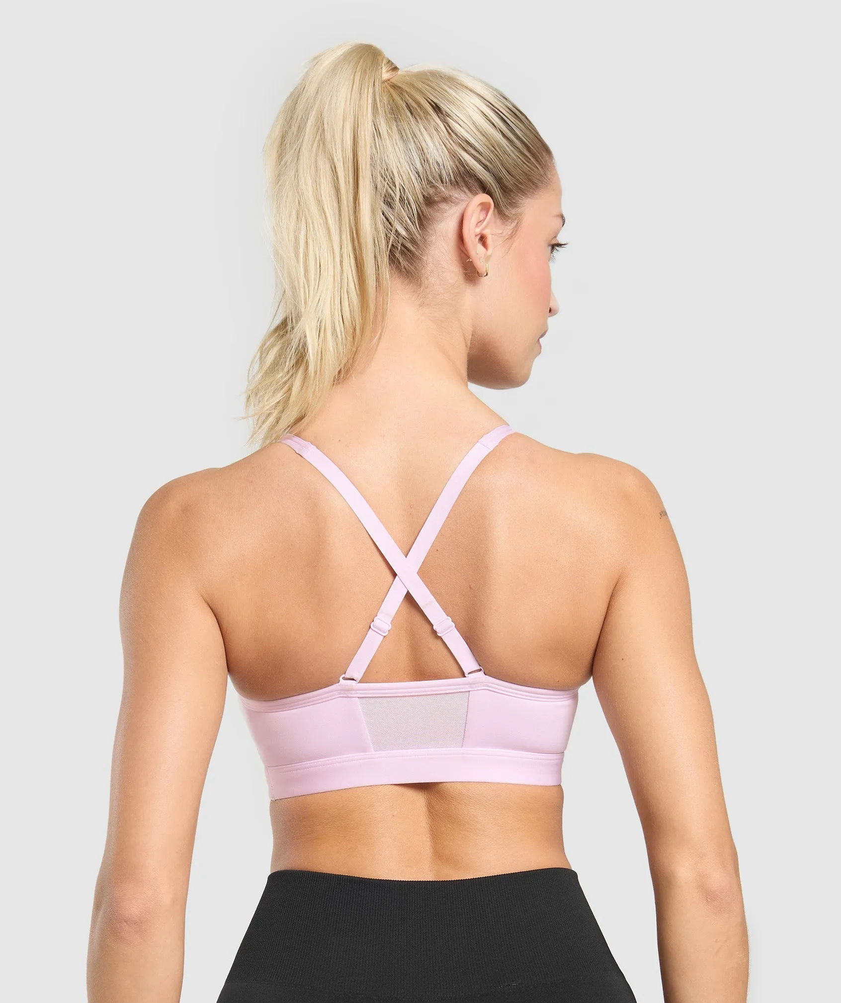 Gymshark Ruched Sports Bra - Ice Pink sold by Gymshark product image thumbnail 2