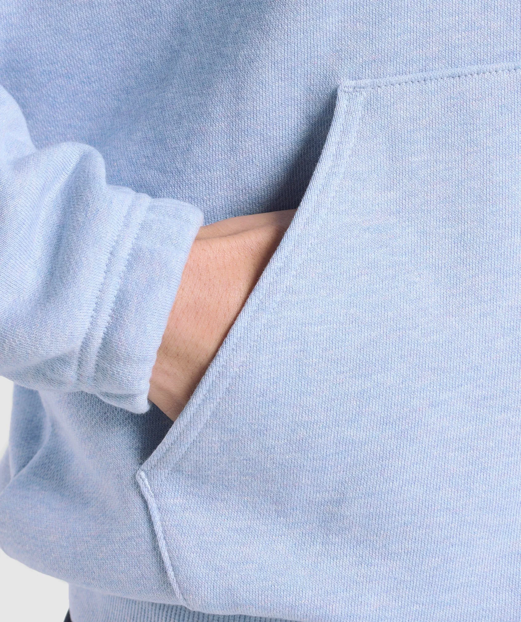 Gymshark Rest Day Sweats 2.0 Oversized Hoodie - Blue Marl sold by Gymshark product image thumbnail 4