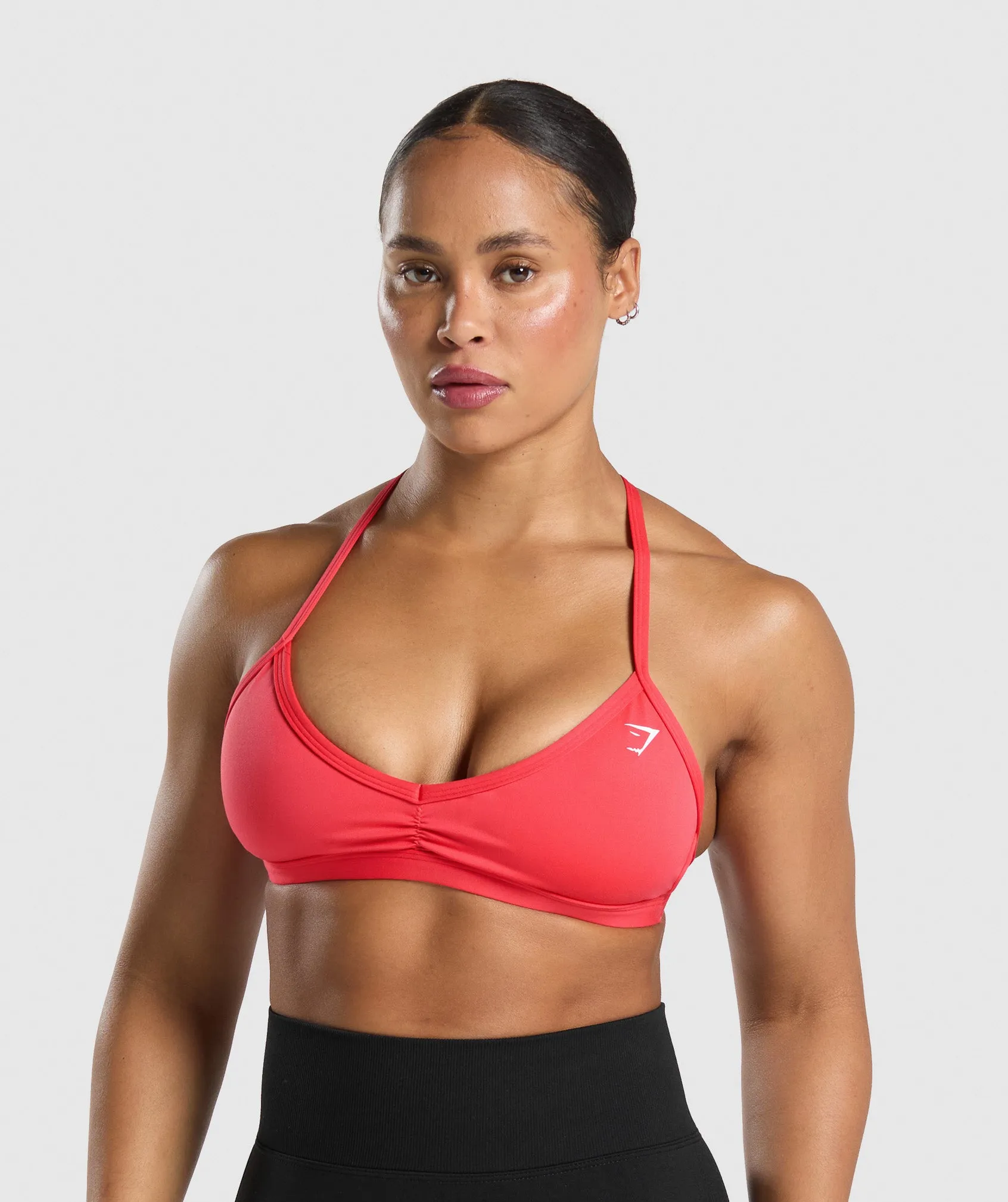 Gymshark Minimal Sports Bra - Coral Red sold by Gymshark