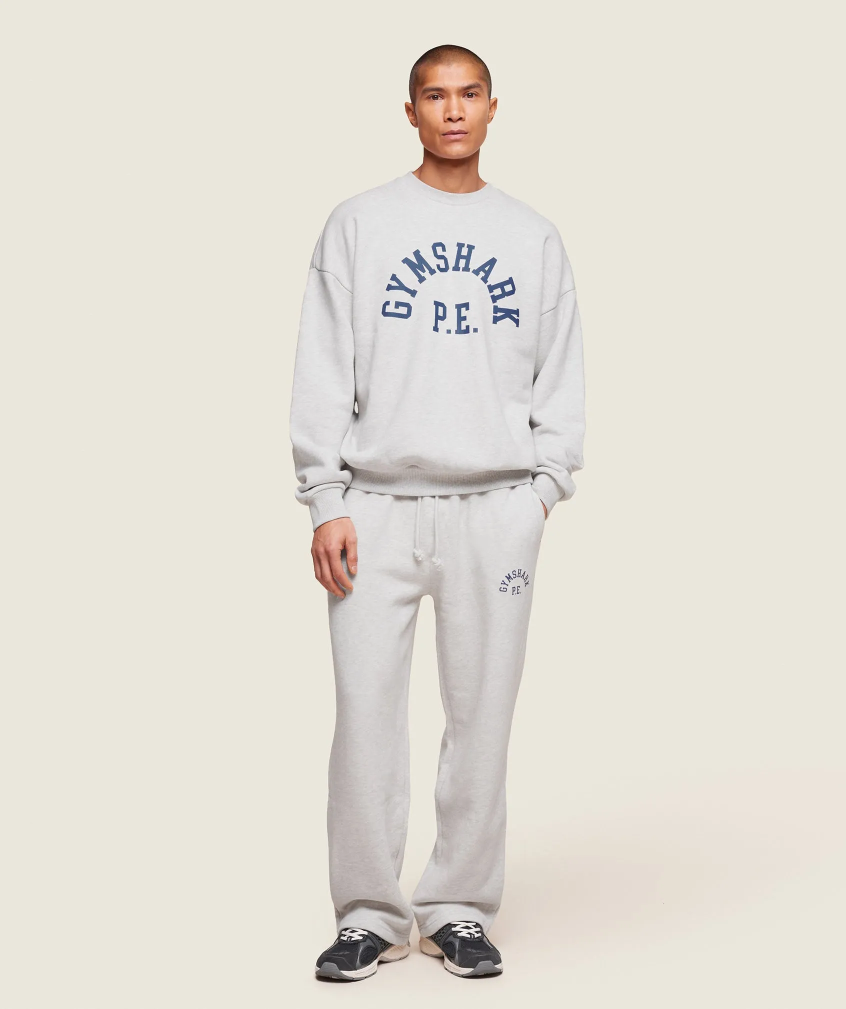 Gymshark Phys Ed Crew - Light Grey Marl sold by Gymshark product image thumbnail 3