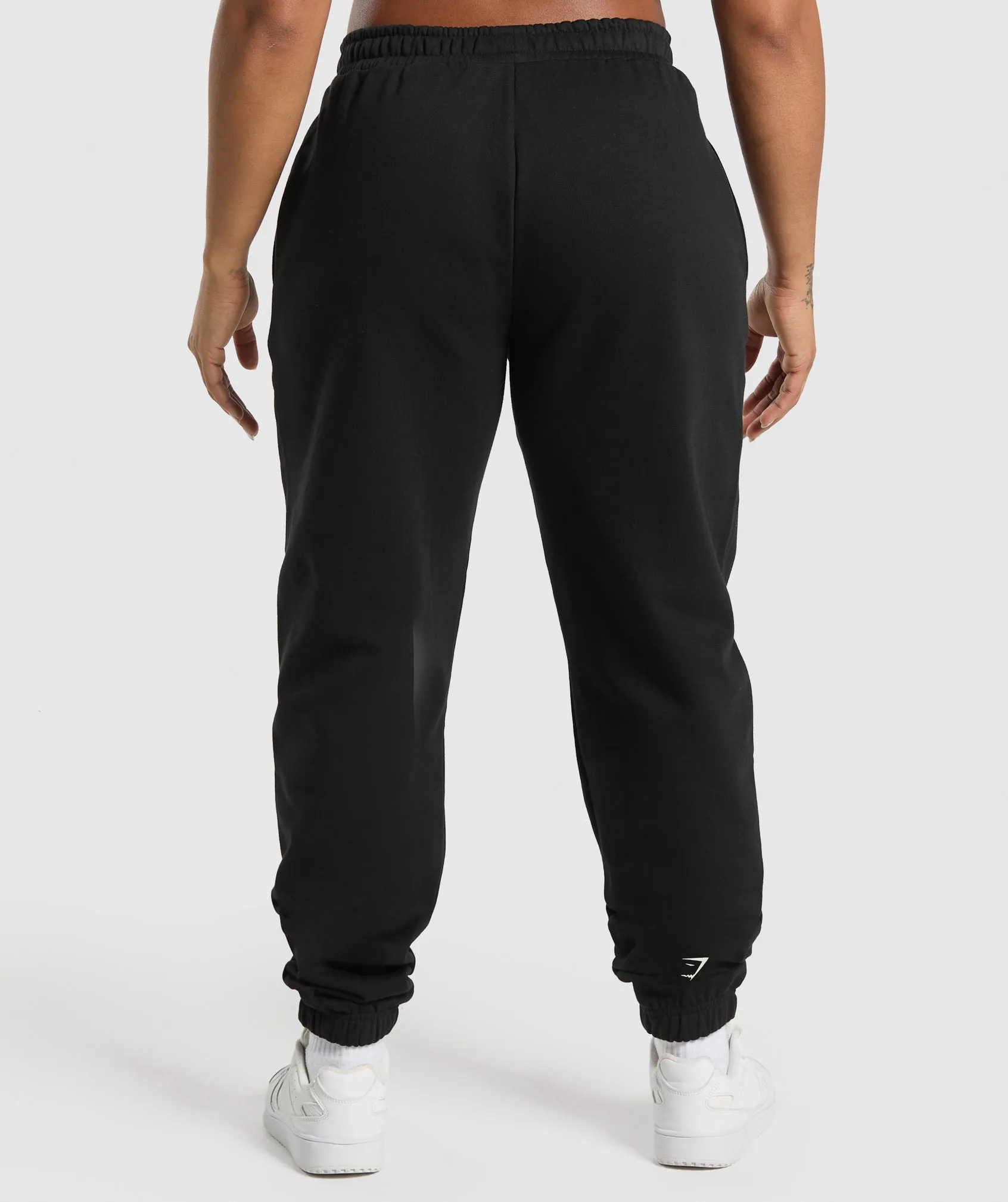Gymshark Lifting Essentials Graphic Brushed Oversized Joggers - Black sold by Gymshark product image thumbnail 2