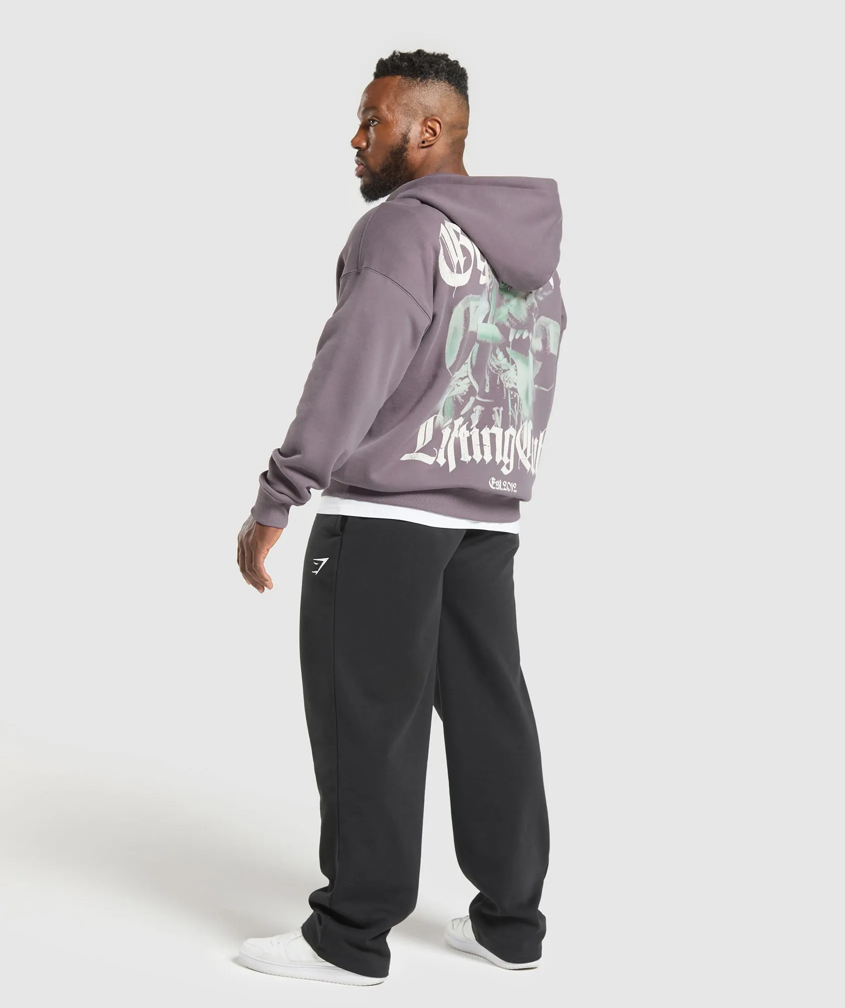 Gymshark Doberman Graphic Hoodie - Brushed Purple sold by Gymshark product image thumbnail 3