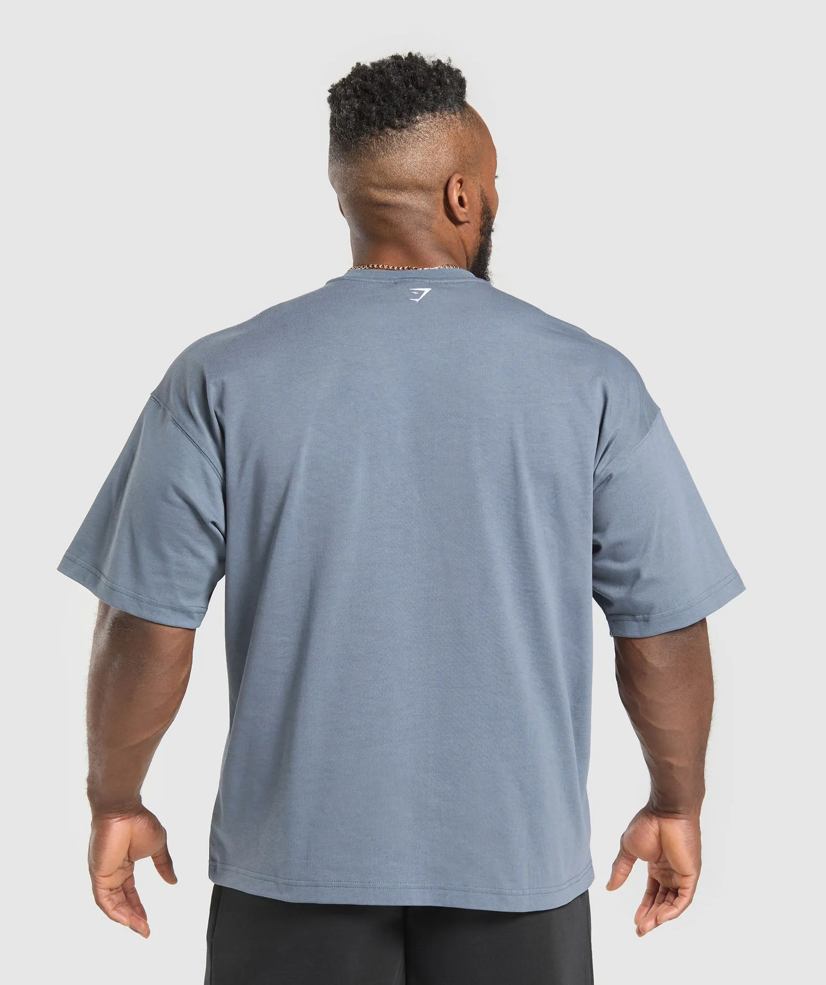 Gymshark Doberman Graphic T-Shirt - Iron Blue sold by Gymshark product image thumbnail 2