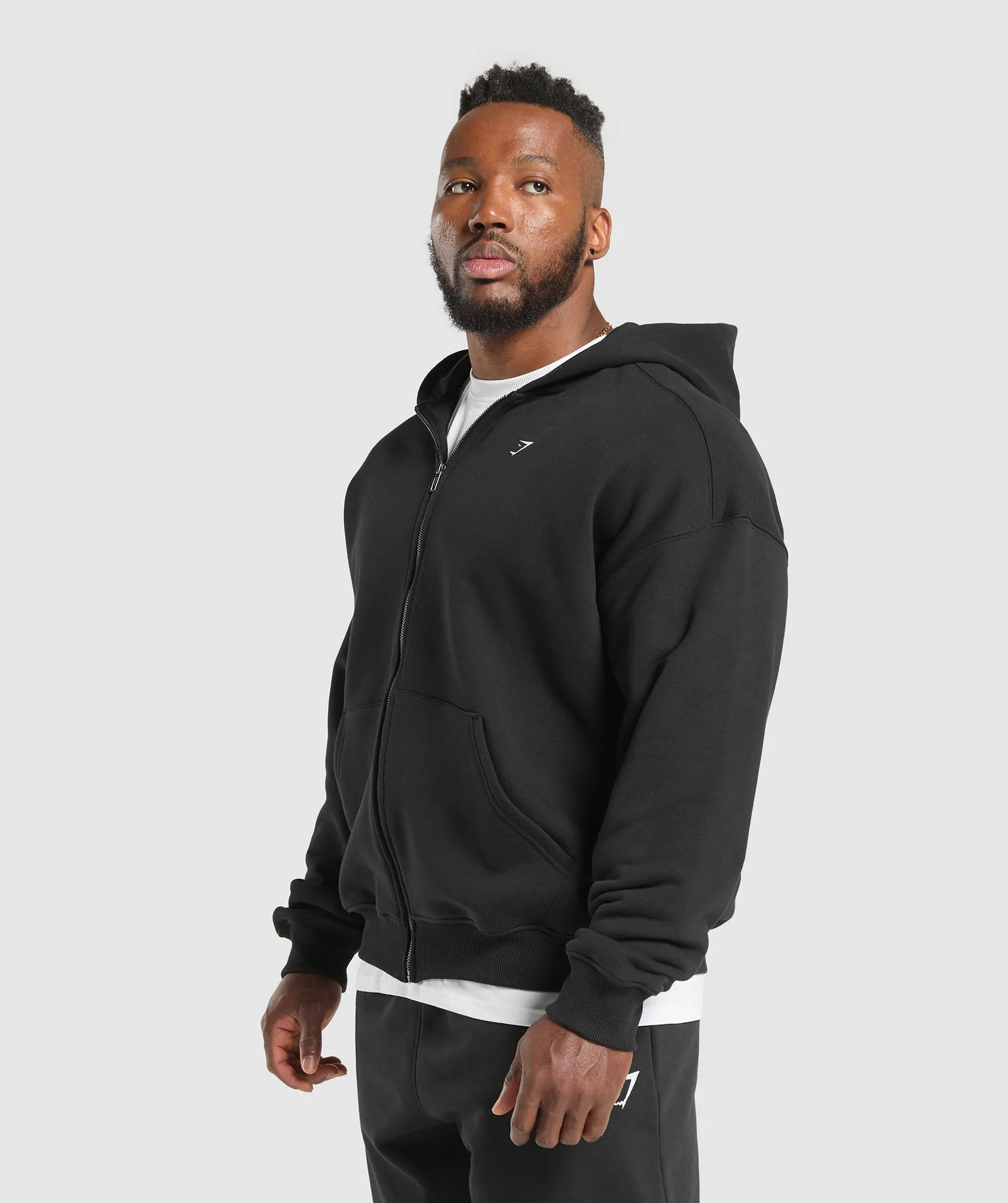 Gymshark Doberman Graphic Hoodie - Black sold by Gymshark product image thumbnail 5