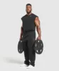 Gymshark Critical Cut Off Tank - Black sold by Gymshark