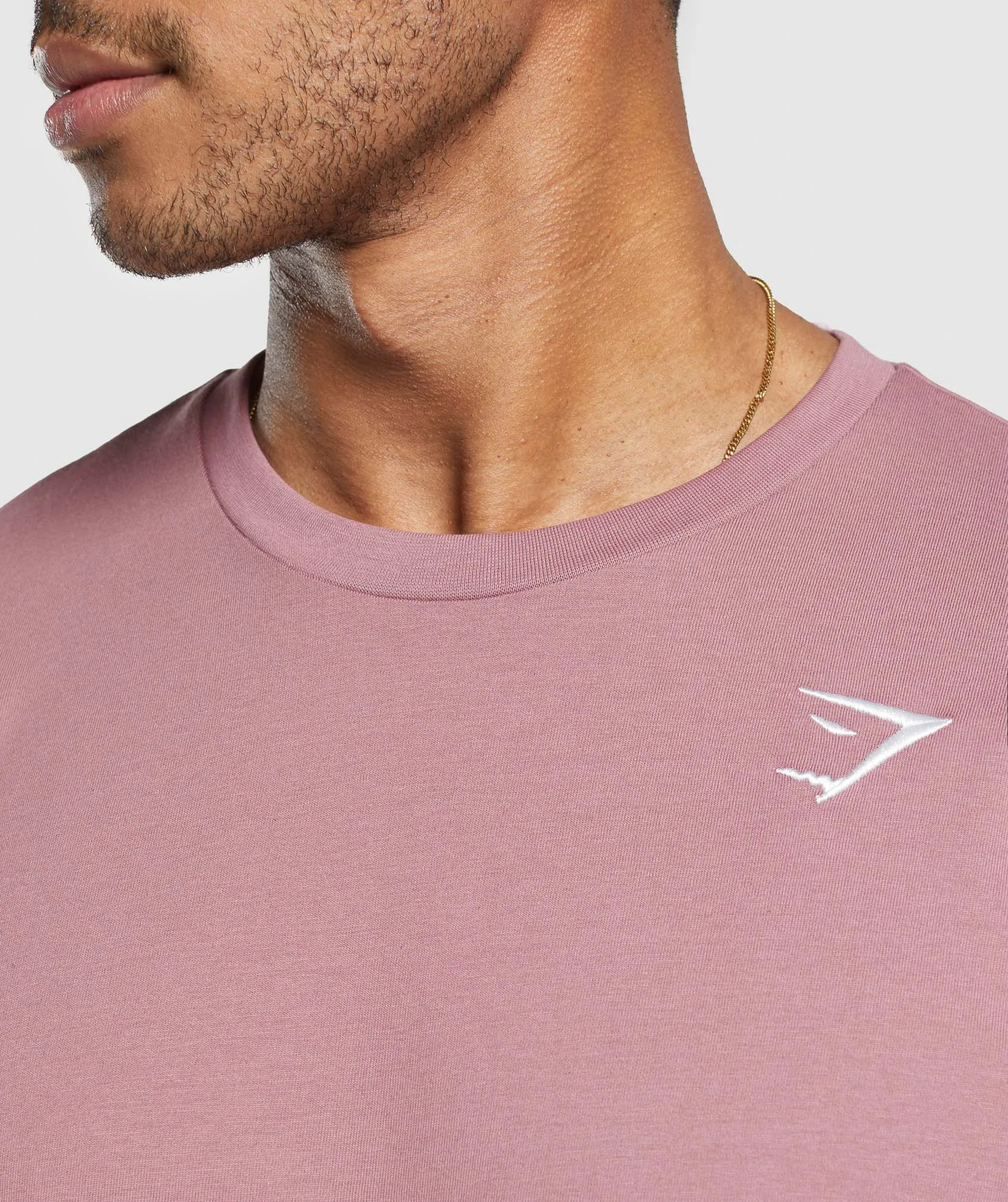 Gymshark Crest T-Shirt - Calm Pink sold by Gymshark product image thumbnail 5