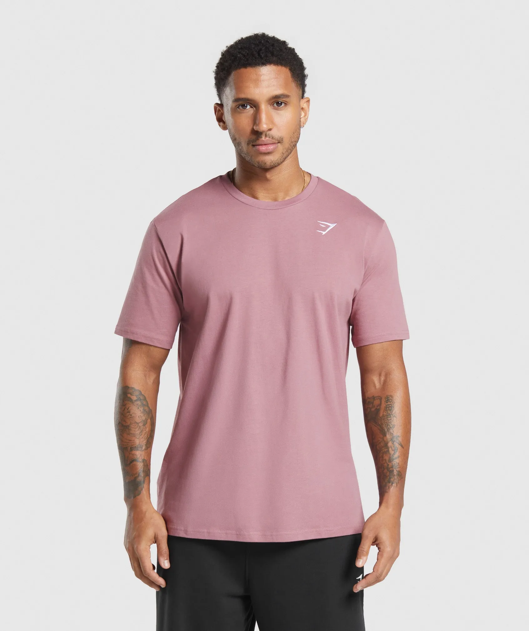 Gymshark Crest T-Shirt - Calm Pink sold by Gymshark