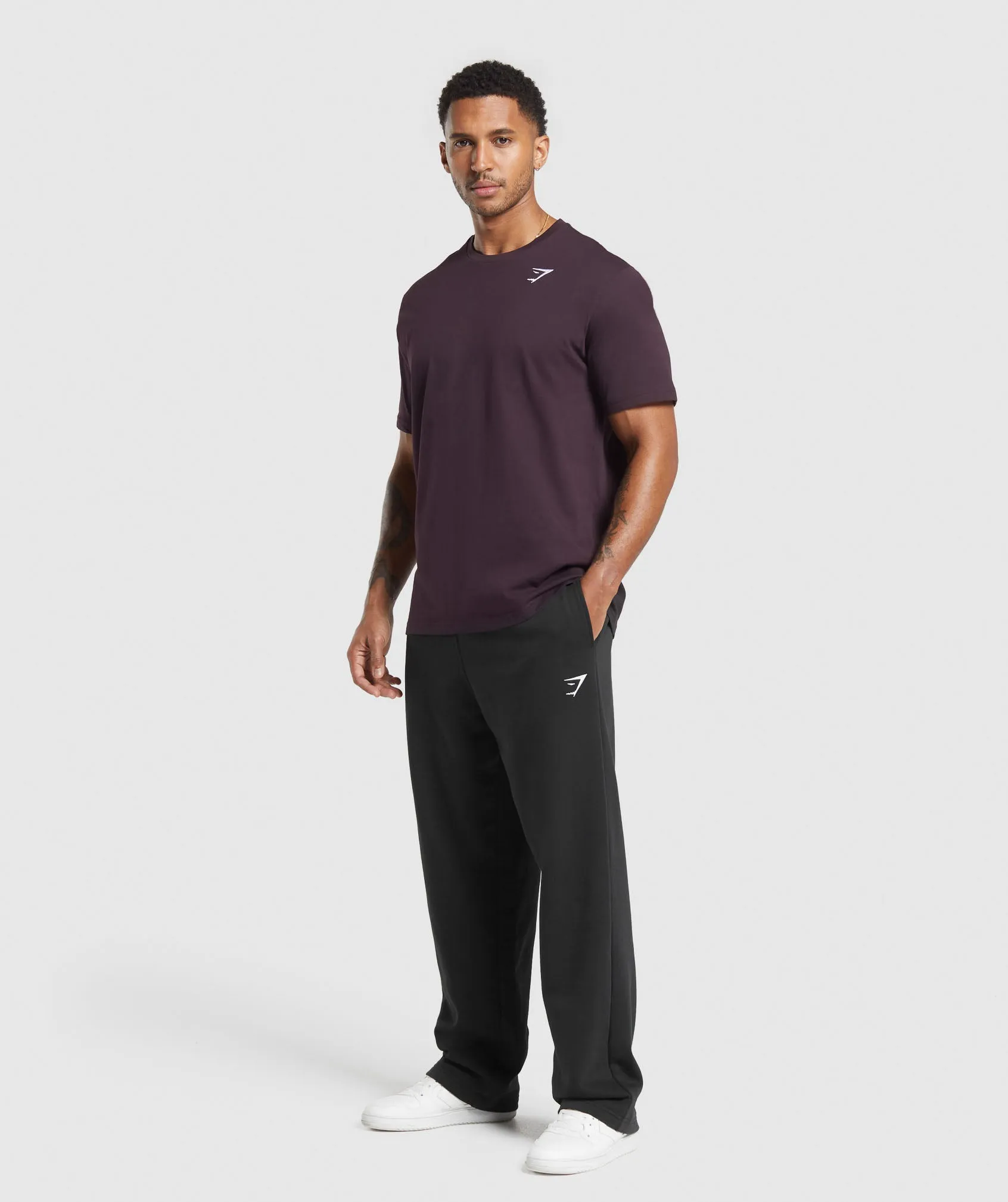 Gymshark Crest T-Shirt - Plum Brown sold by Gymshark product image thumbnail 3