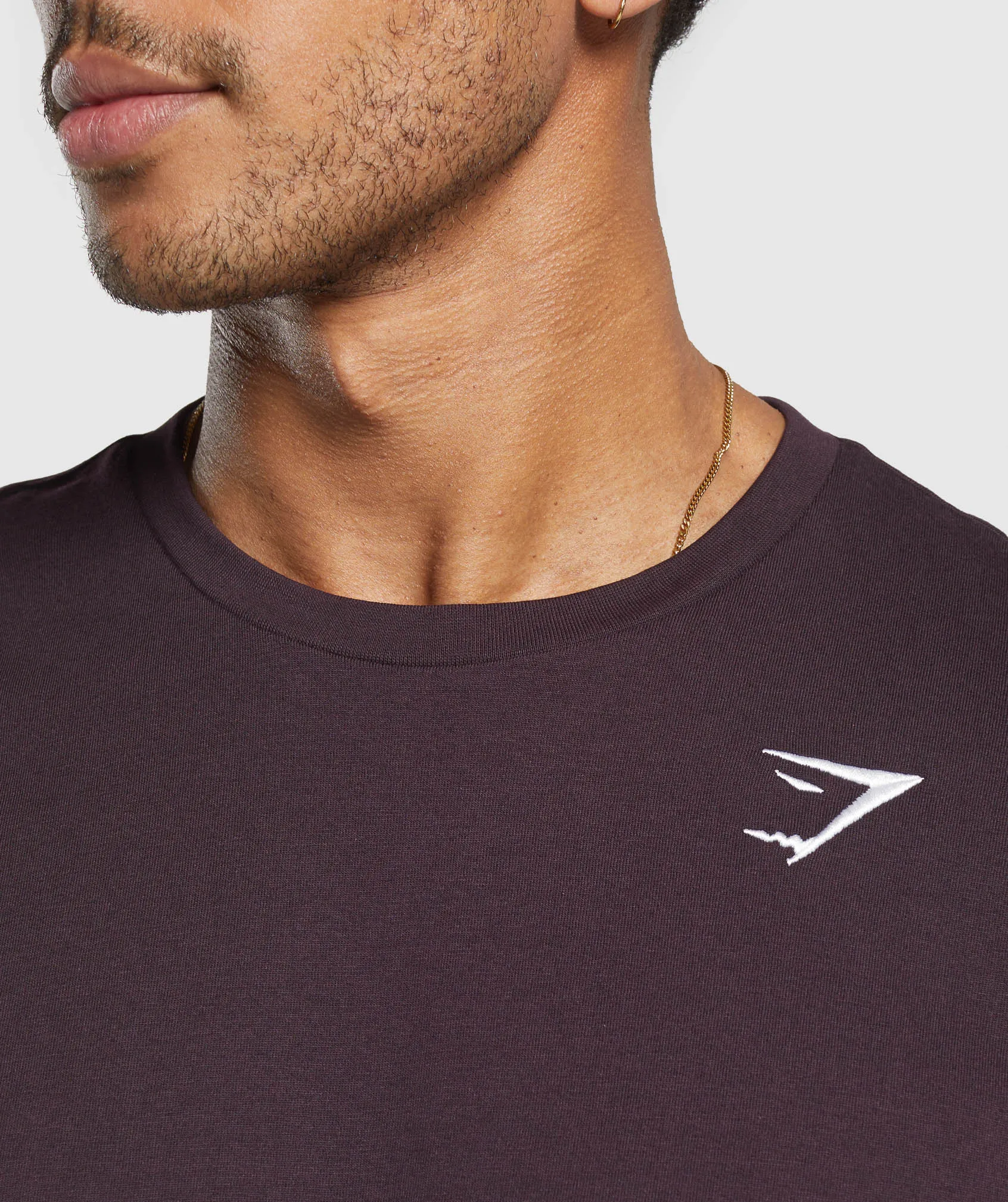 Gymshark Crest T-Shirt - Plum Brown sold by Gymshark product image thumbnail 5