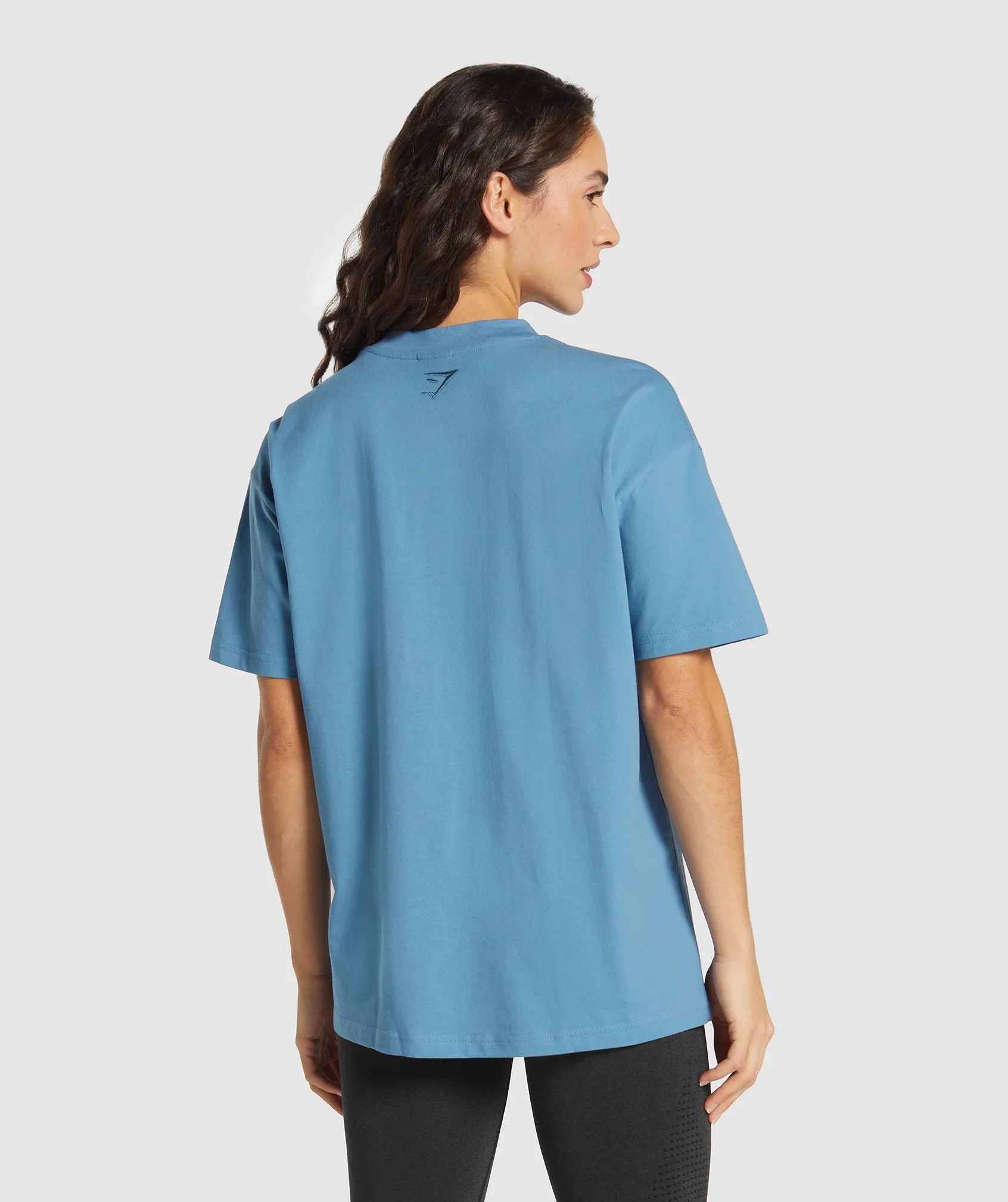 Gymshark Block Oversized T-Shirt - Classic Blue sold by Gymshark product image thumbnail 2