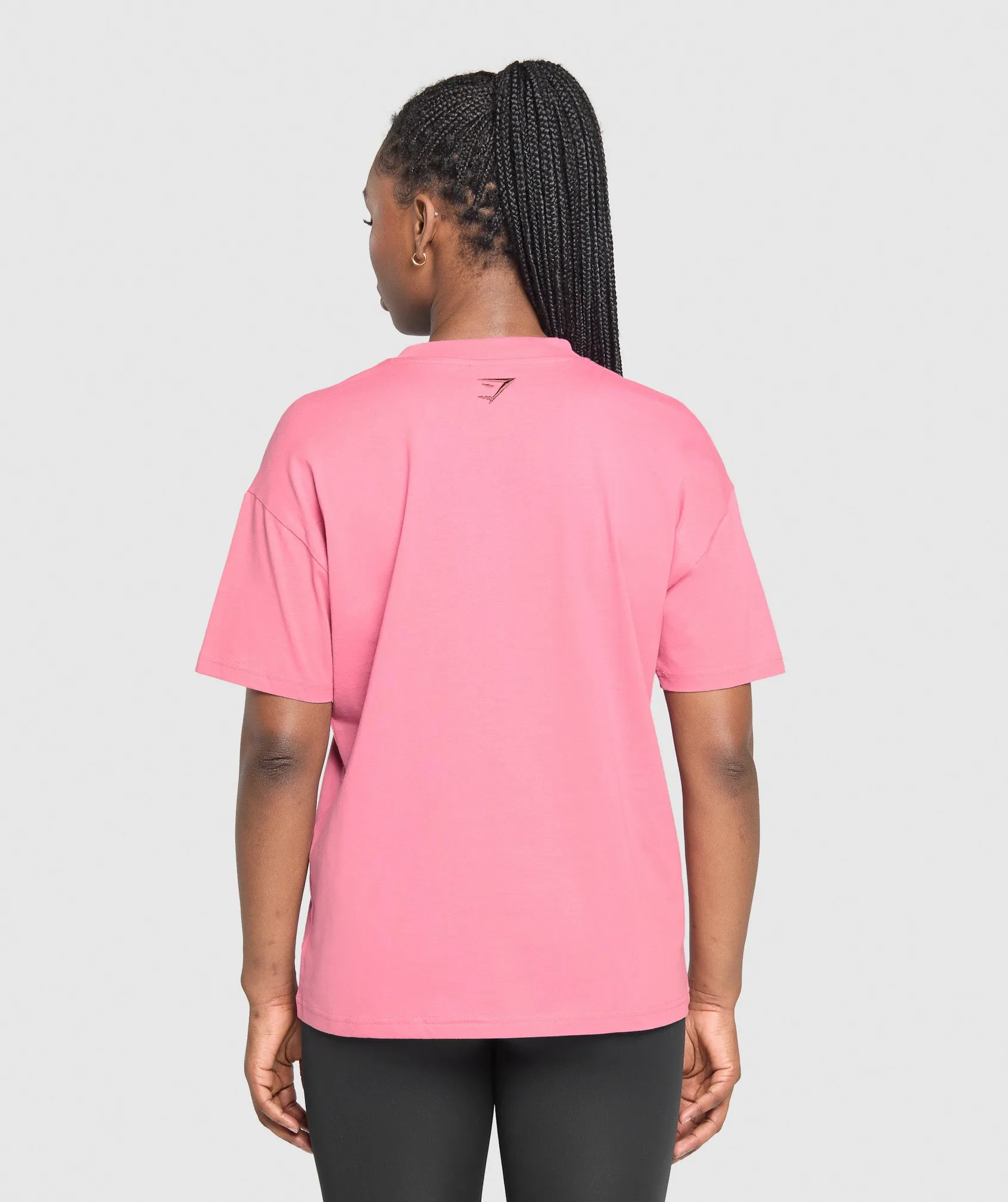 Gymshark Block Oversized T-Shirt - Sunset Pink sold by Gymshark product image thumbnail 2