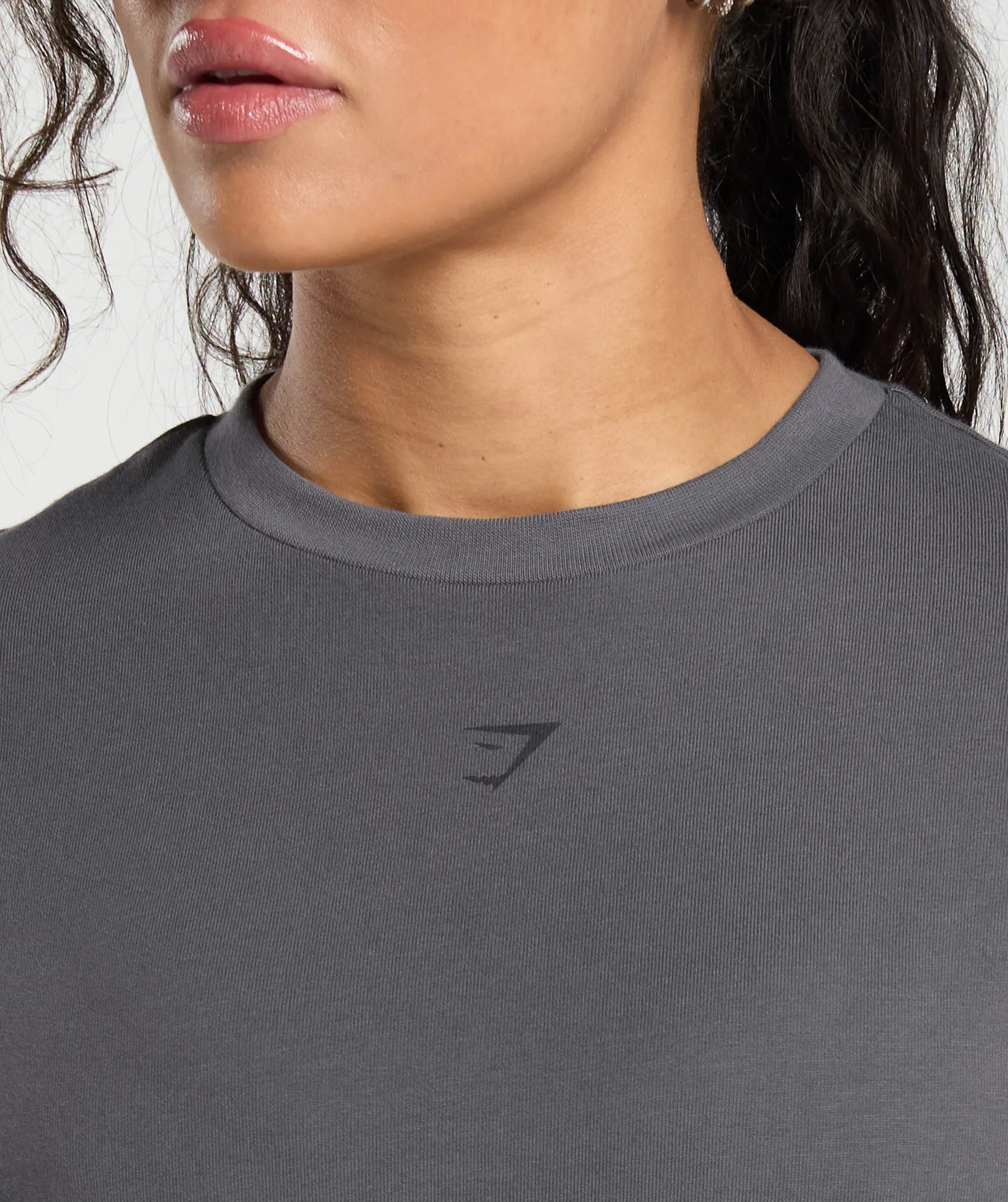Gymshark Back Gains Graphic Oversized Tee - Graphite Grey sold by Gymshark product image thumbnail 4