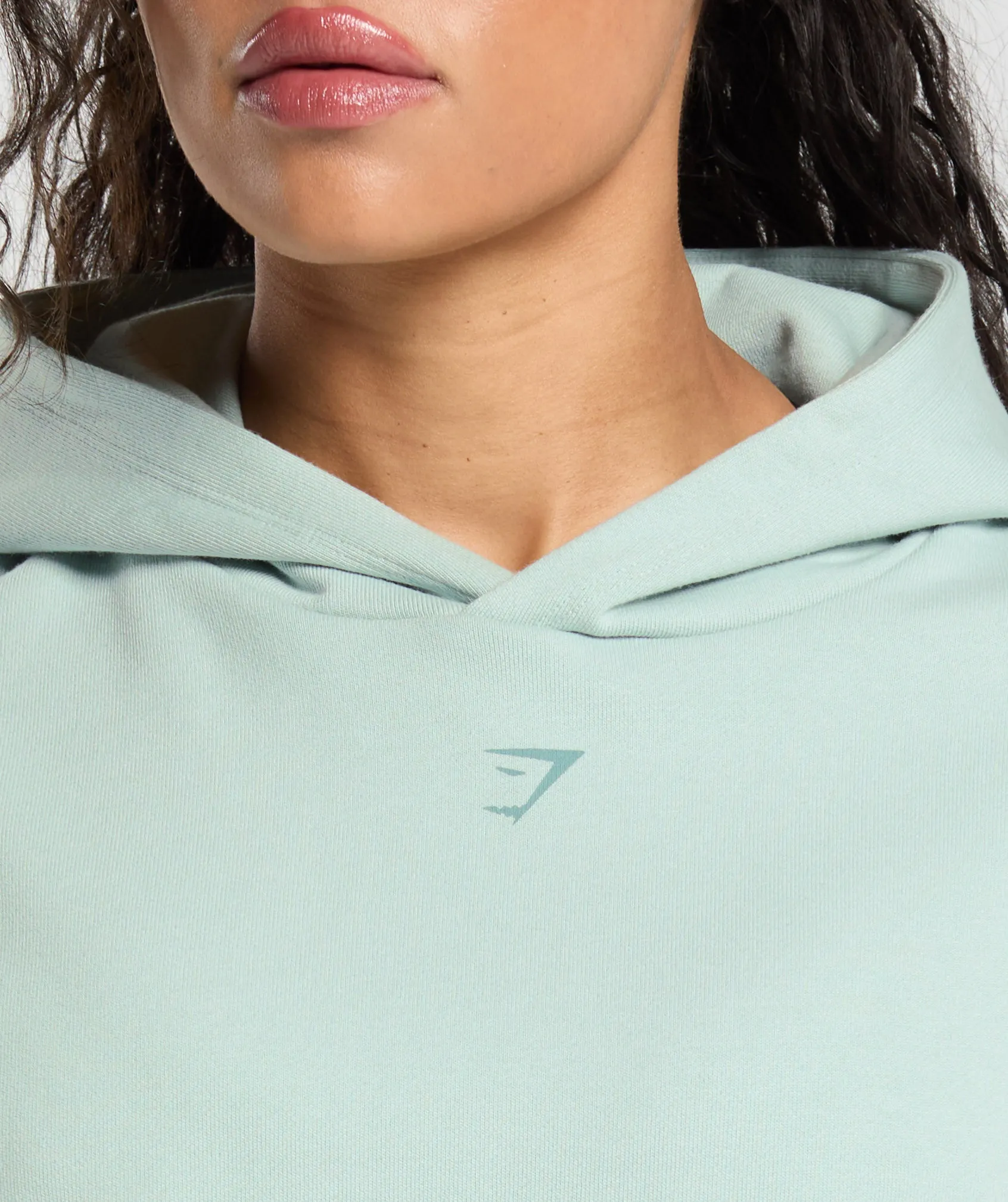 Gymshark Back Gains Graphic Hoodie - Morning Blue sold by Gymshark product image thumbnail 5