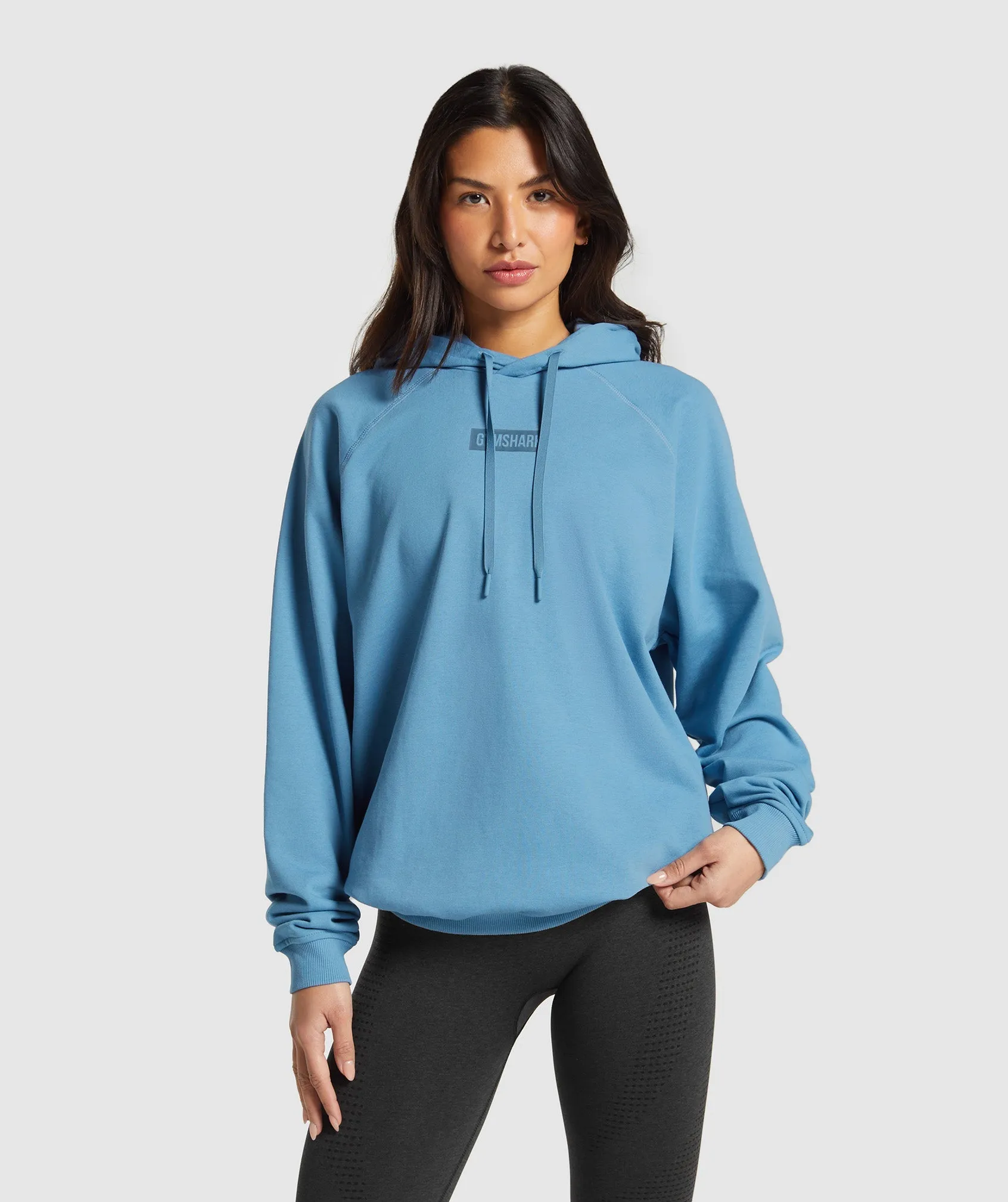 Gymshark Block Oversized Hoodie - Classic Blue sold by Gymshark
