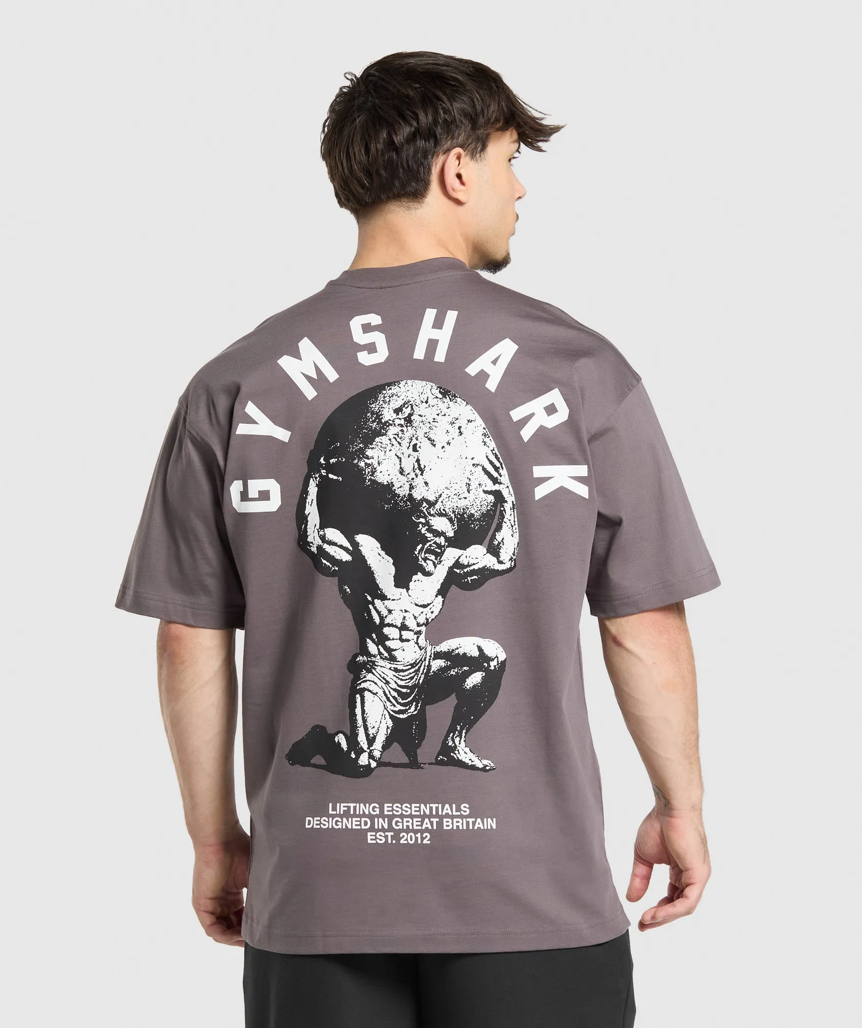 Gymshark Atlas T-Shirt - Brushed Purple sold by Gymshark product image thumbnail 2