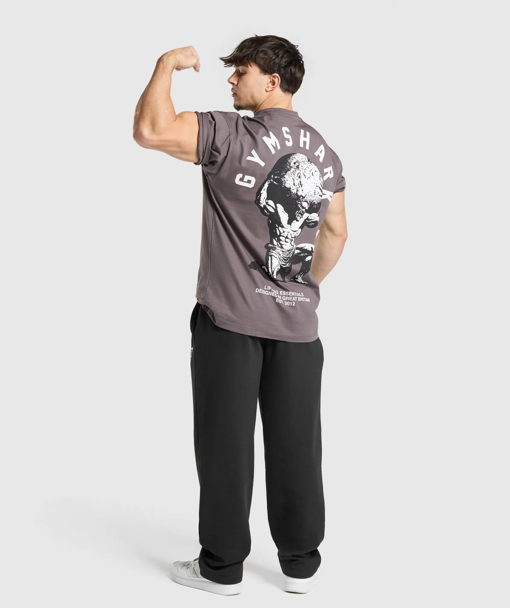 Gymshark Atlas T-Shirt - Brushed Purple sold by Gymshark product image thumbnail 3