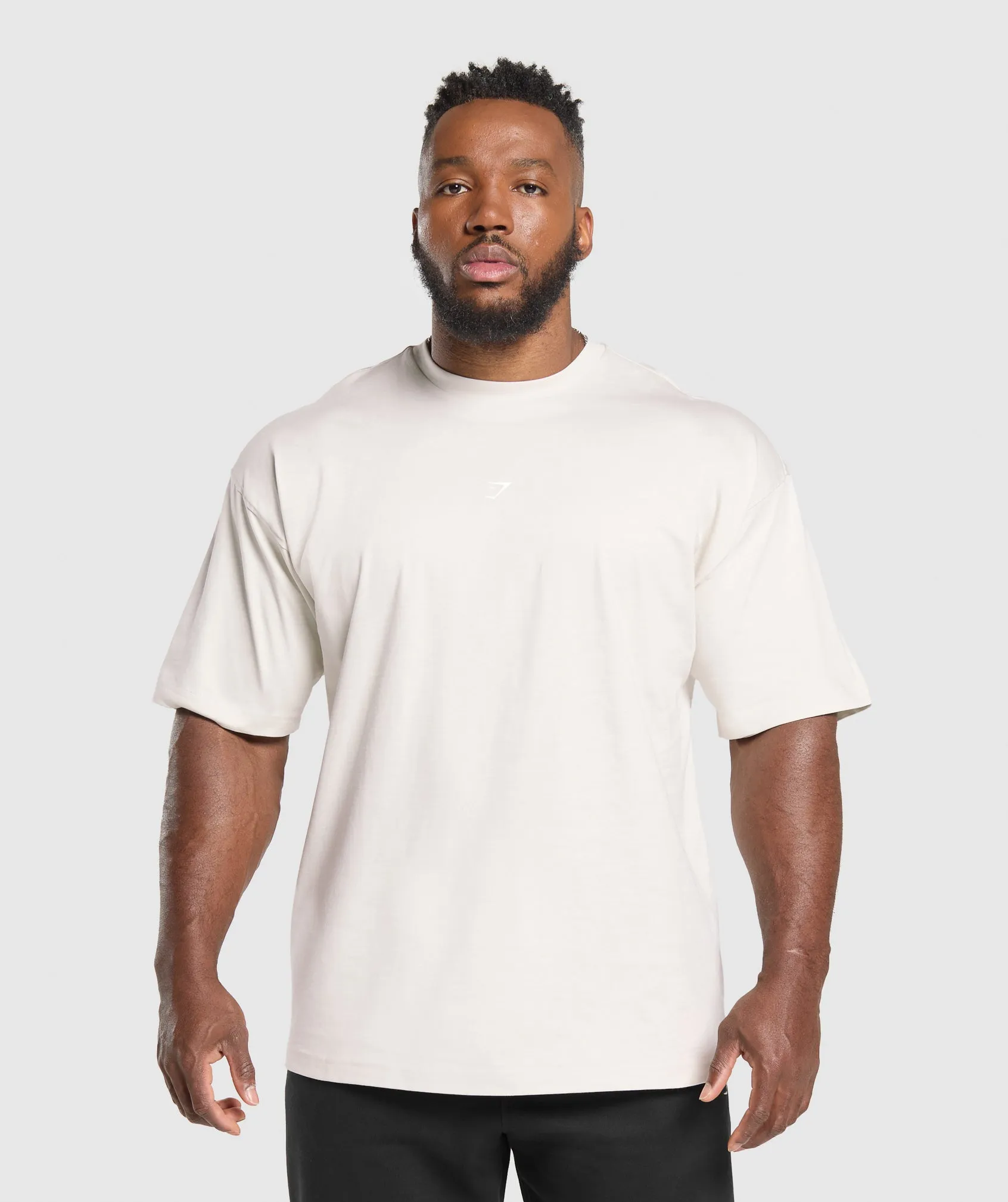 Gymshark Atlas T-Shirt - Oat White sold by Gymshark product image thumbnail 2
