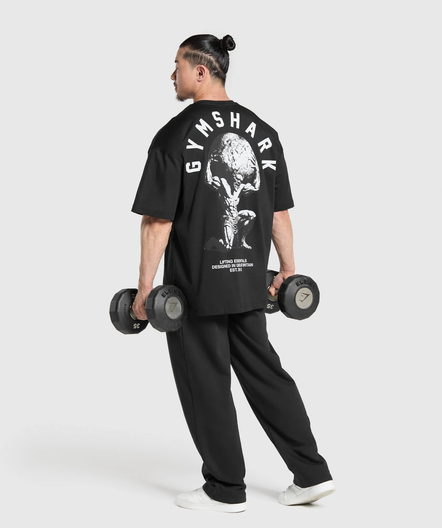 Gymshark Atlas T-Shirt - Black sold by Gymshark product image thumbnail 3