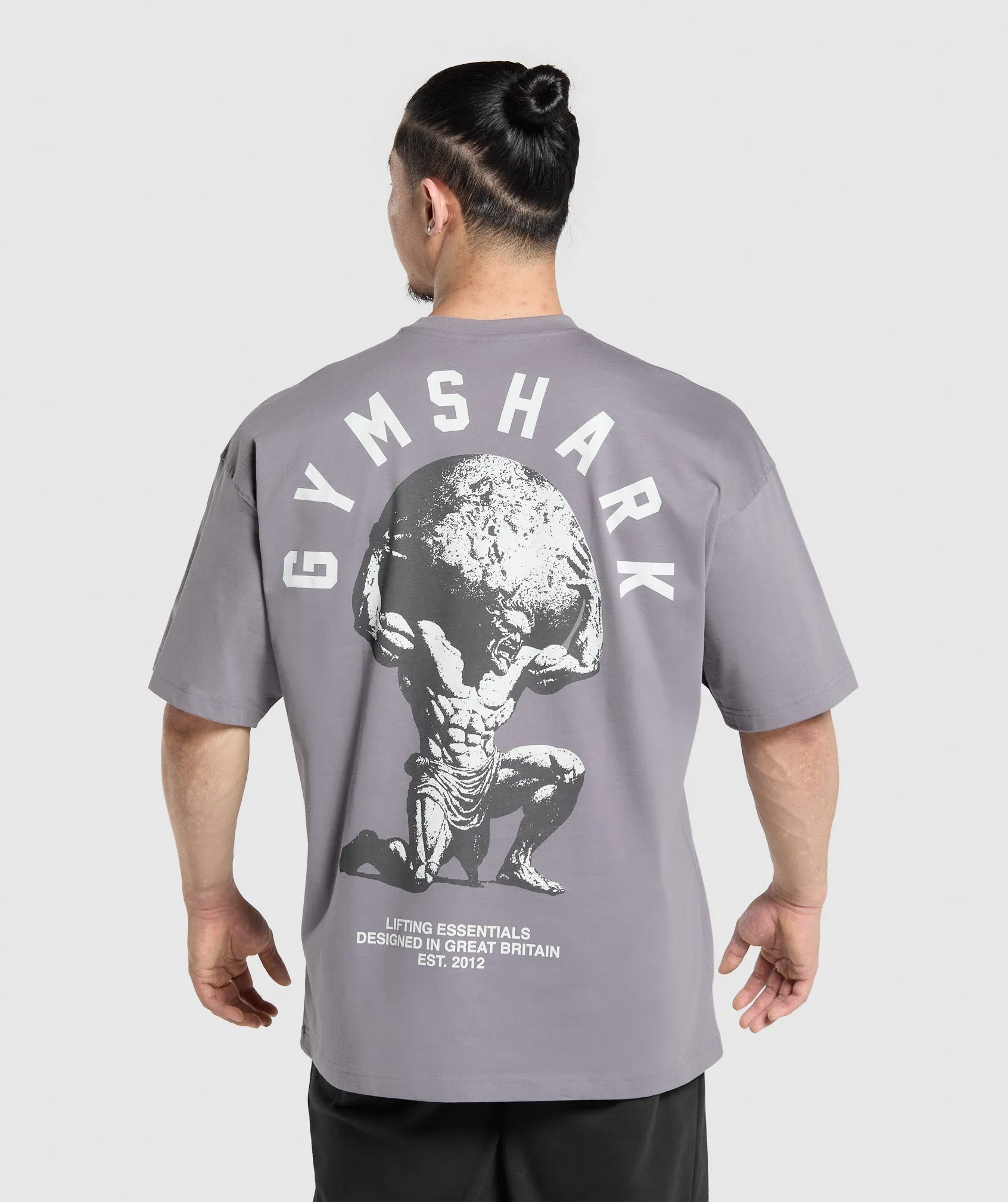 Gymshark Atlas T-Shirt - Medium Grey sold by Gymshark