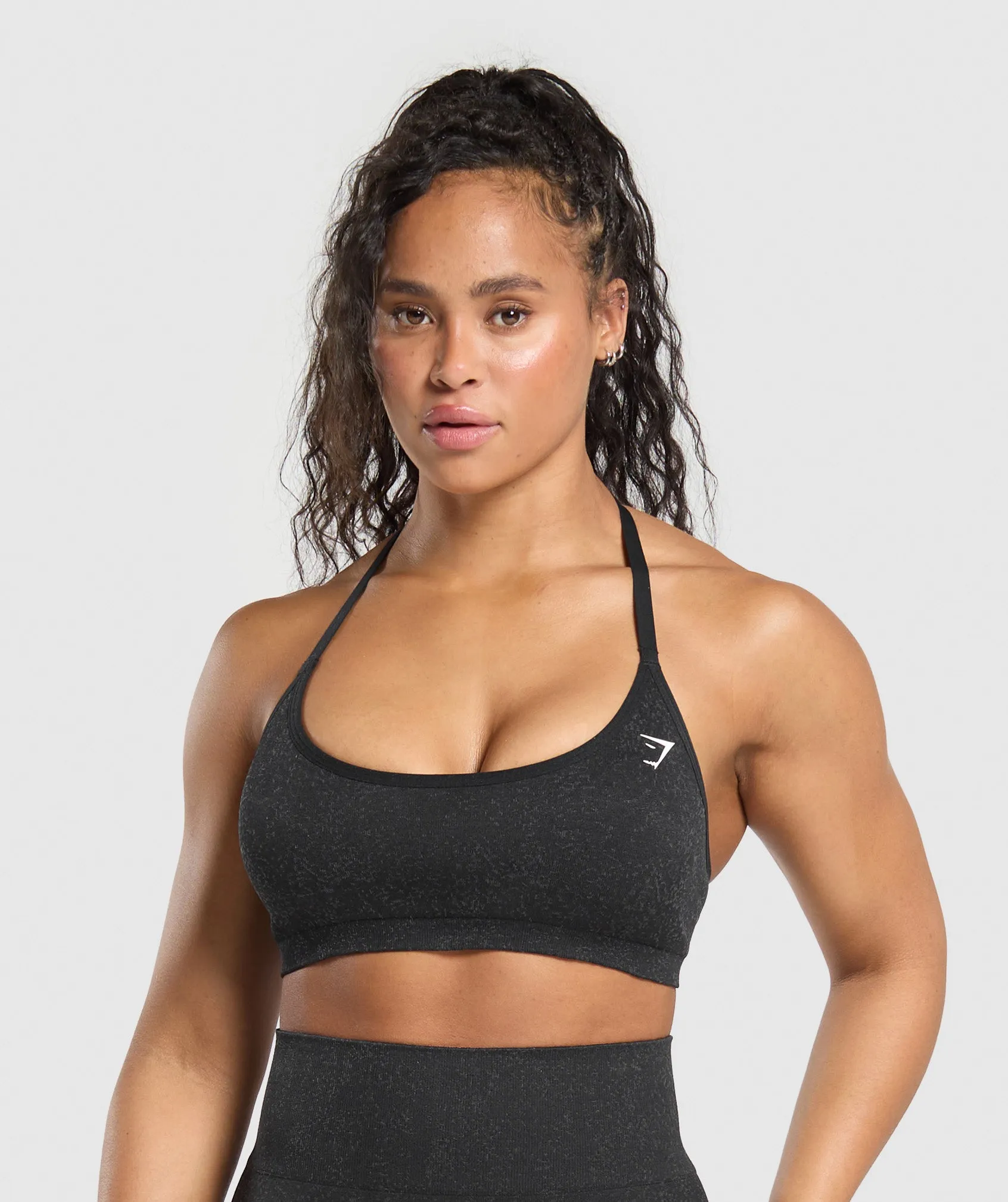 Gymshark Adapt Fleck T-Back Bra - Black sold by Gymshark