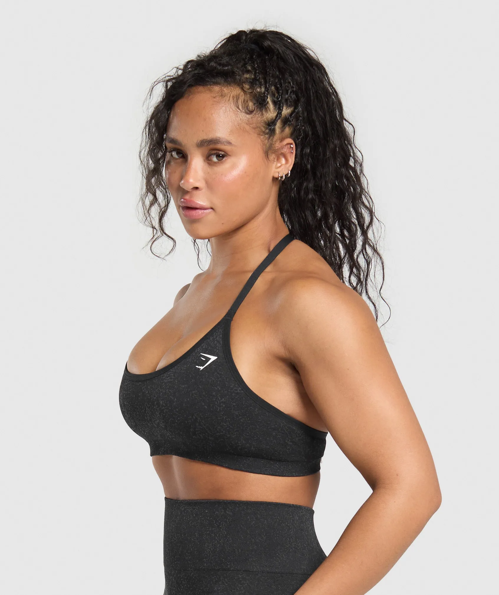 Gymshark Adapt Fleck T-Back Bra - Black sold by Gymshark product image thumbnail 3