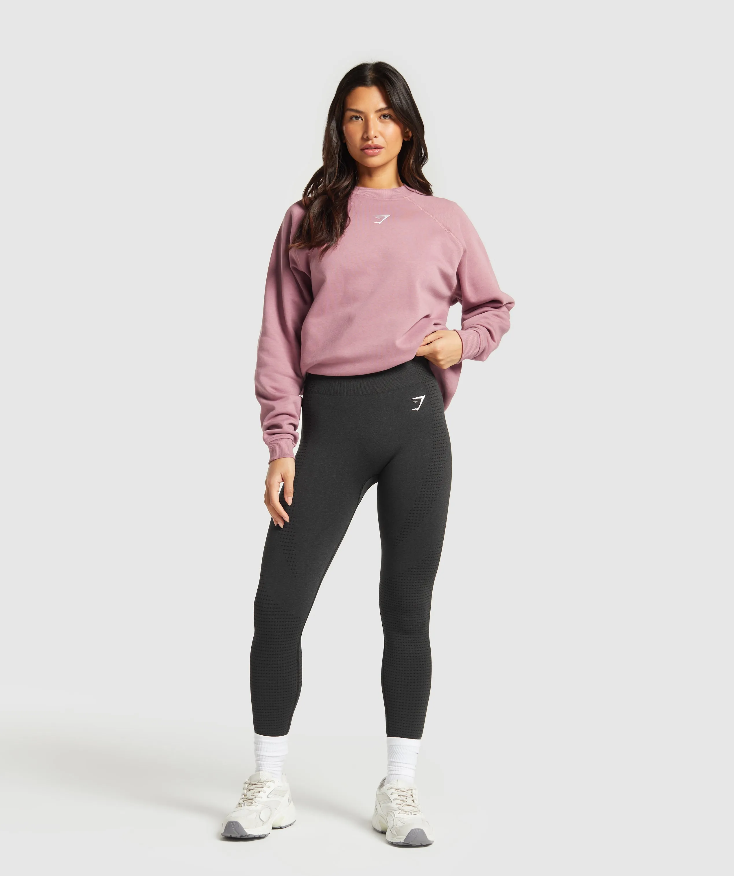 Gymshark Training Oversized Fleece Sweatshirt - Calm Pink sold by Gymshark product image thumbnail 4