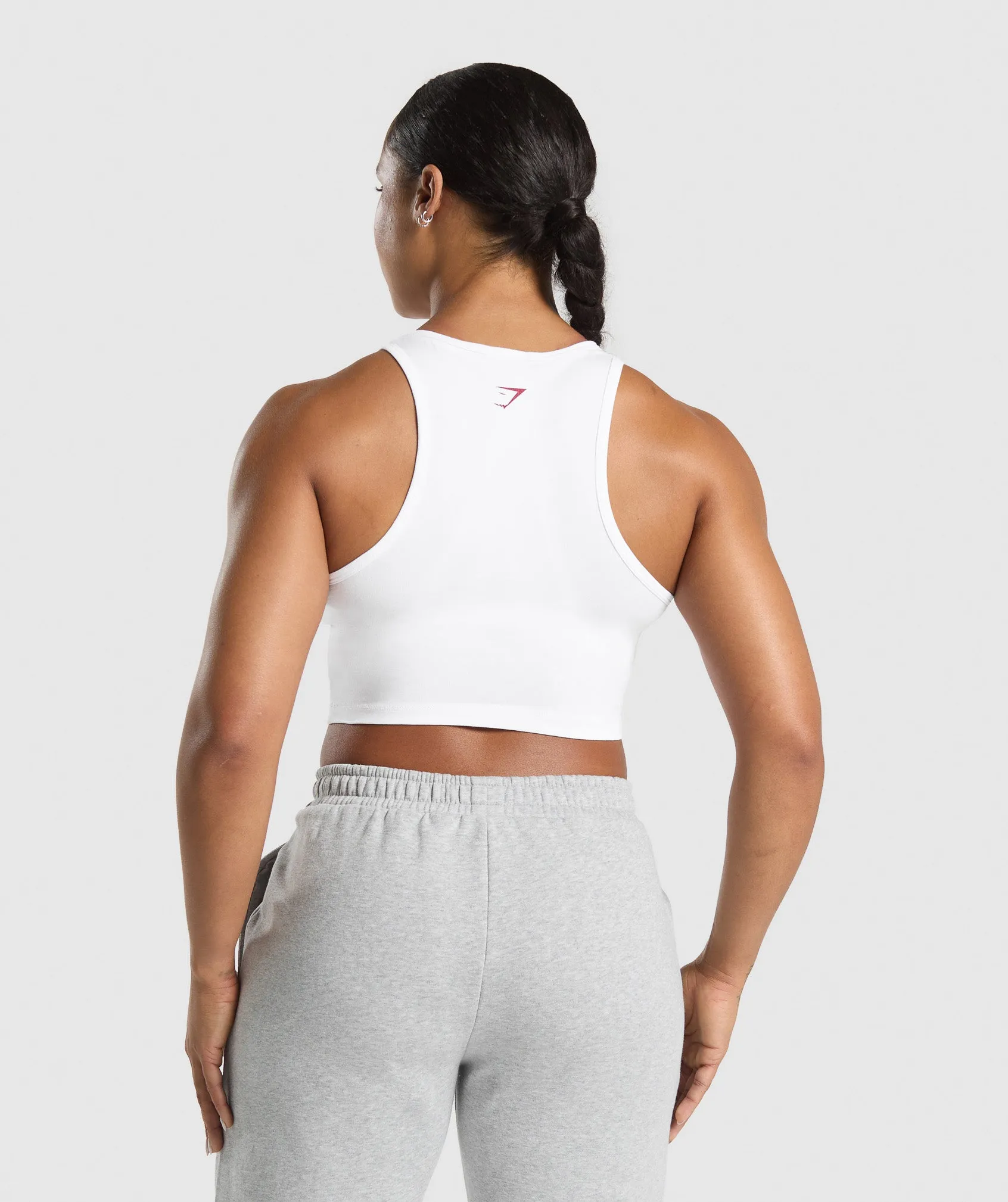 Gymshark Lifting Essentials Graphic Tank - White sold by Gymshark product image thumbnail 3