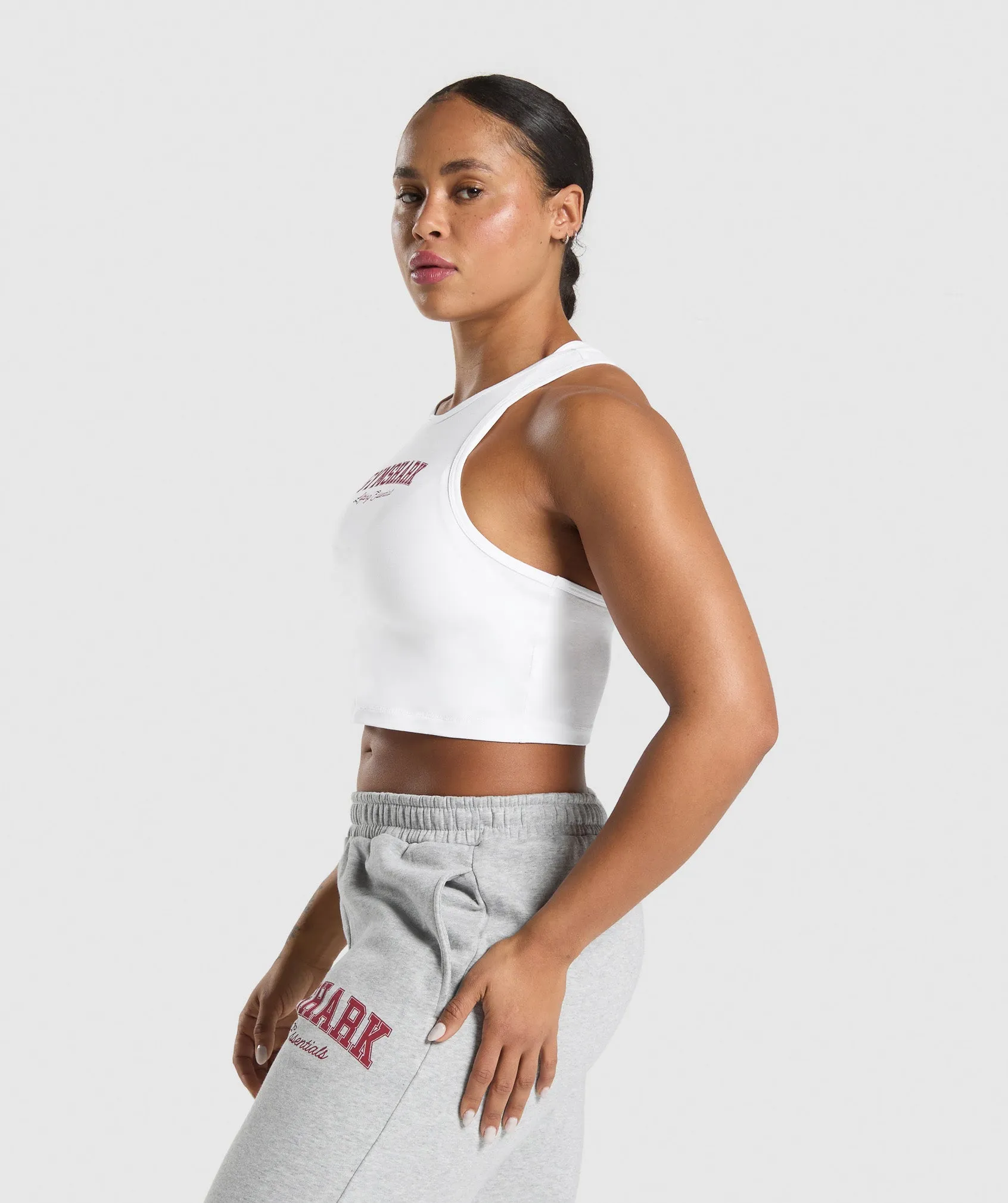Gymshark Lifting Essentials Graphic Tank - White sold by Gymshark product image thumbnail 2