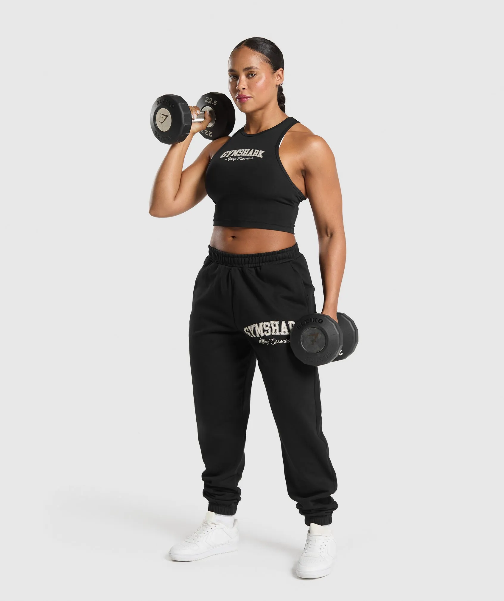 Gymshark Lifting Essentials Graphic Tank - Black sold by Gymshark product image thumbnail 4