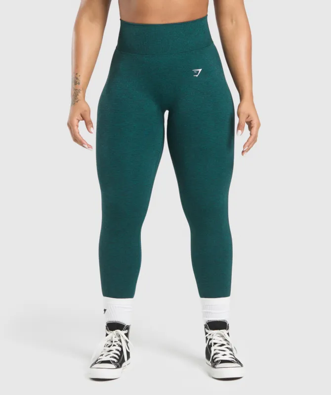 Gymshark Lift Seamless Leggings - Functional Teal/Black Marl sold by Gymshark