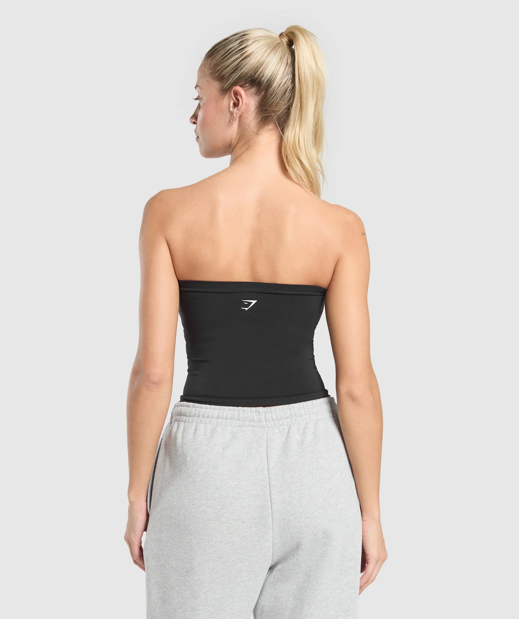 Gymshark Everyday Seamless Midi Tube Top - Black sold by Gymshark product image thumbnail 2