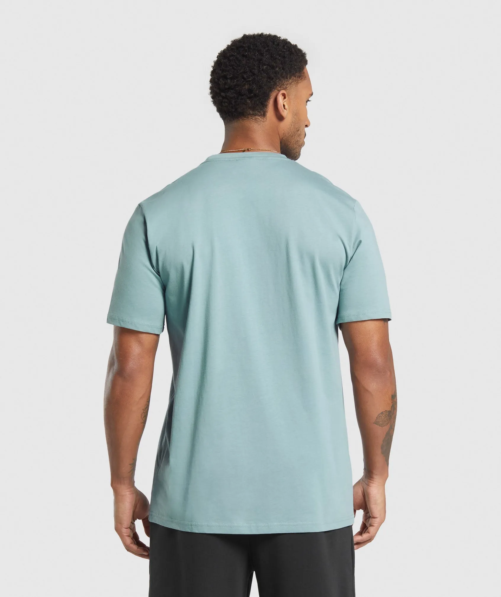 Gymshark Crest T-Shirt - Rest Blue sold by Gymshark product image thumbnail 2