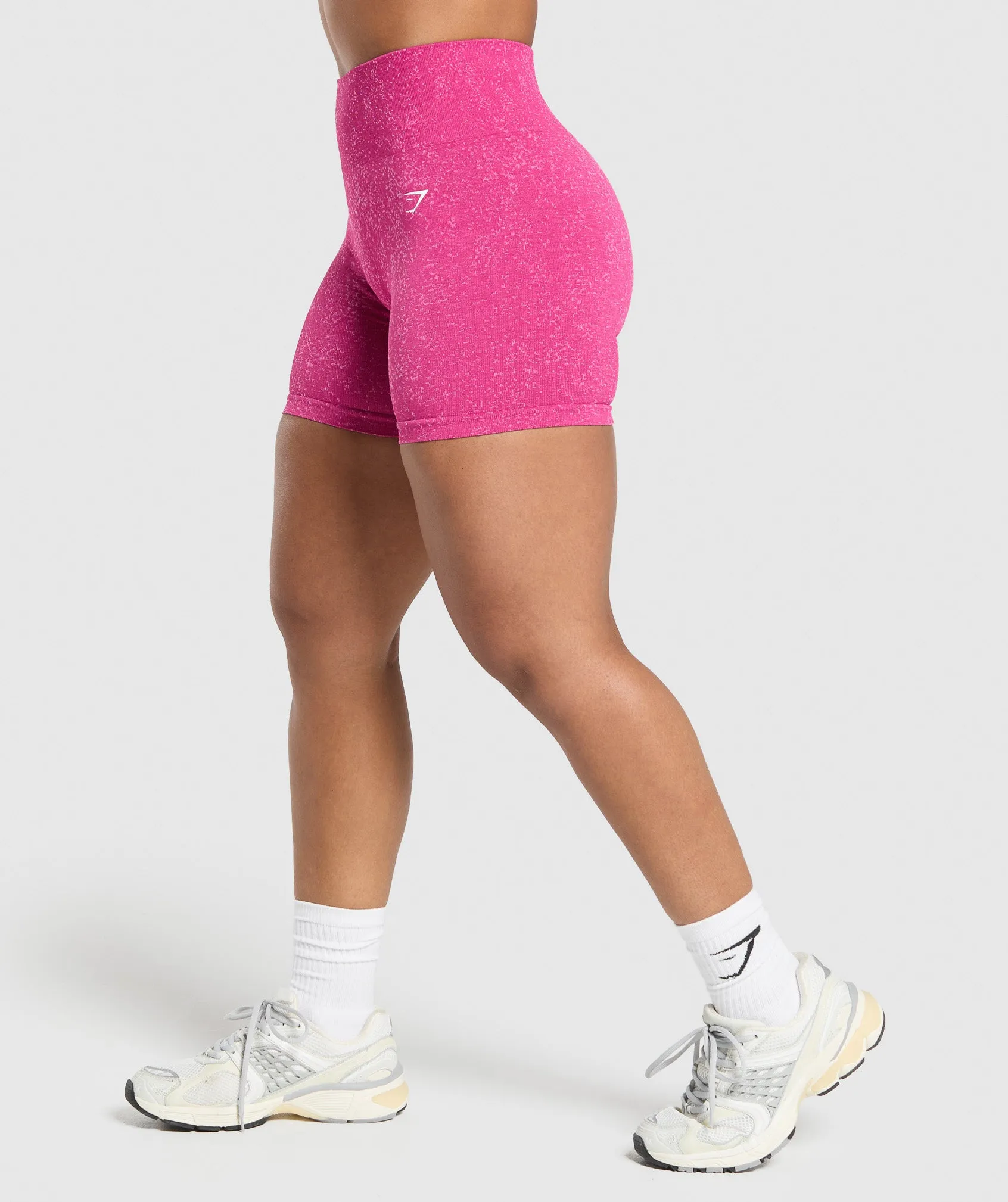 Gymshark Adapt Fleck Seamless Shorts - Winning Pink/Sour Pink sold by Gymshark product image thumbnail 3