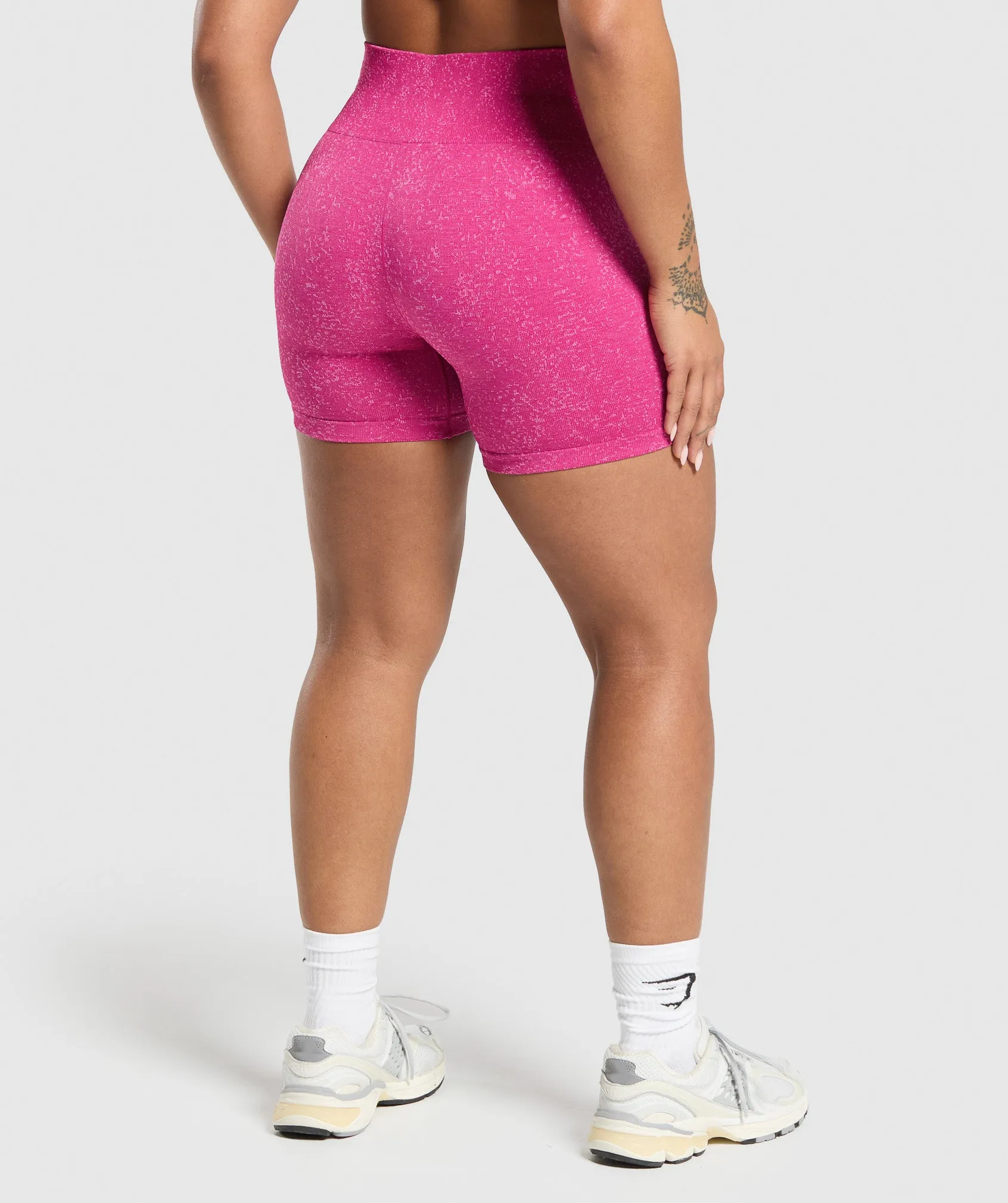 Gymshark Adapt Fleck Seamless Shorts - Winning Pink/Sour Pink sold by Gymshark product image thumbnail 2