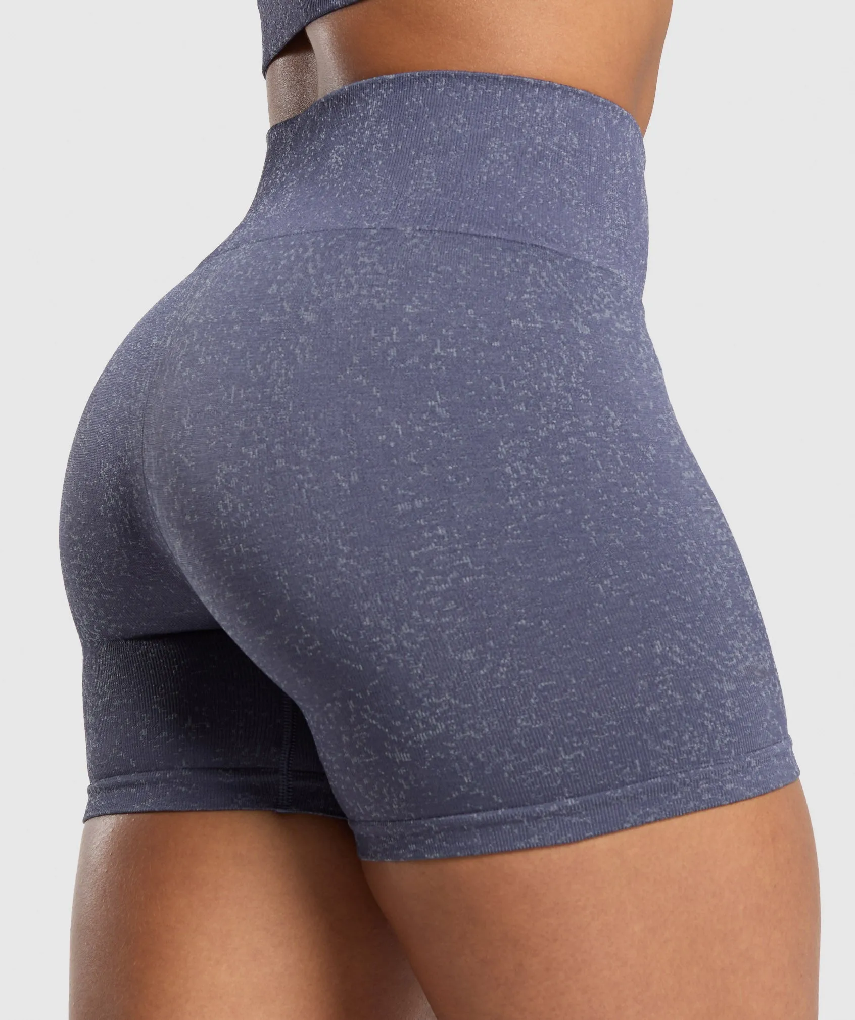 Gymshark Adapt Fleck Seamless Shorts - Weighted Purple/Metal Purple sold by Gymshark product image thumbnail 5