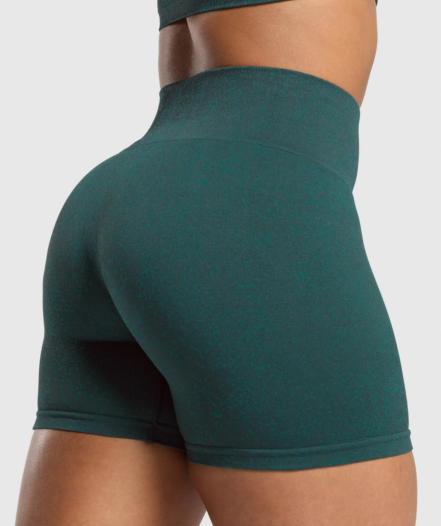 Gymshark Adapt Fleck Seamless Shorts - Darkest Teal/Functional Teal sold by Gymshark product image thumbnail 5