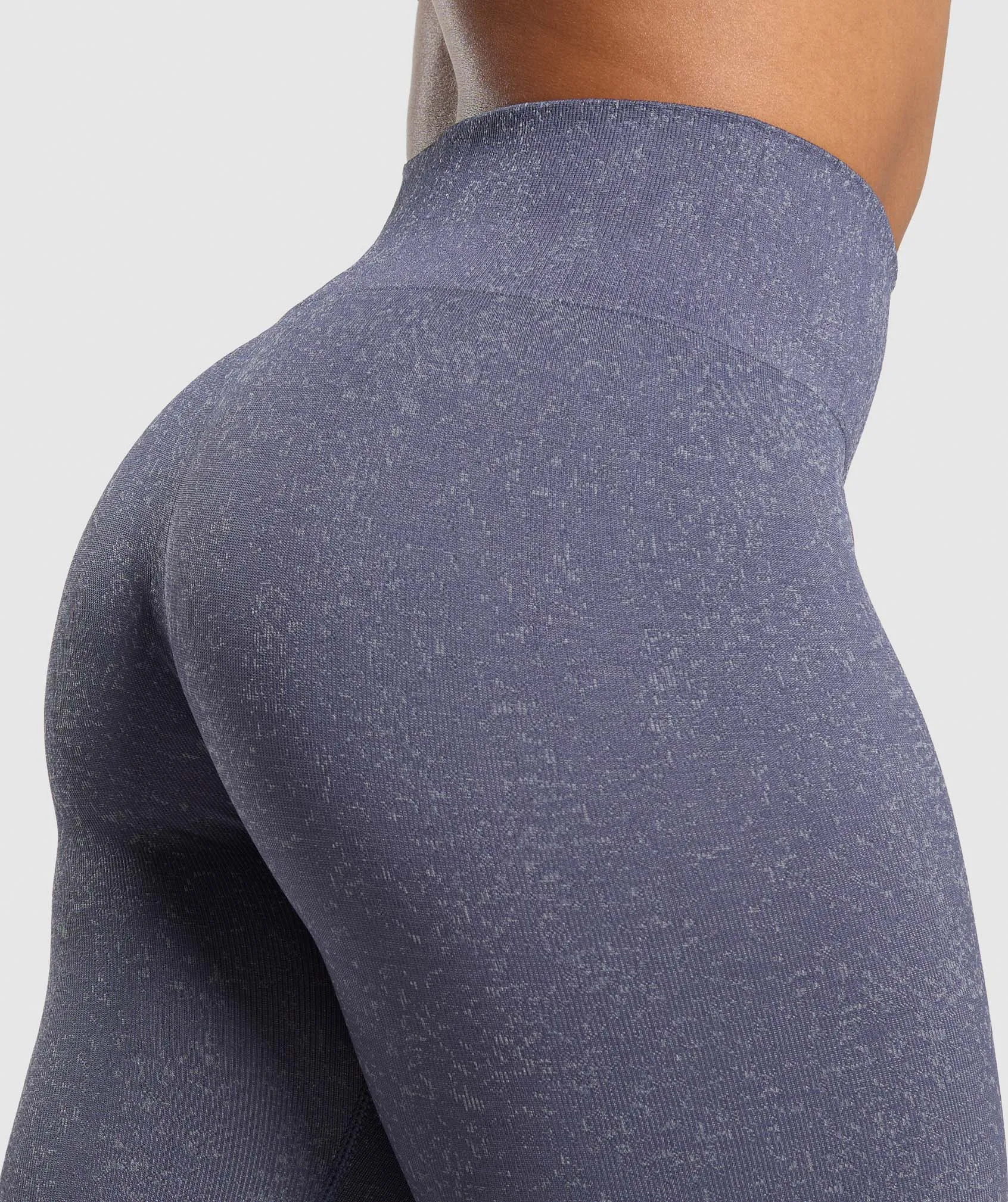 Gymshark Adapt Fleck Seamless Leggings - Weighted Purple/Metal Purple sold by Gymshark product image thumbnail 4
