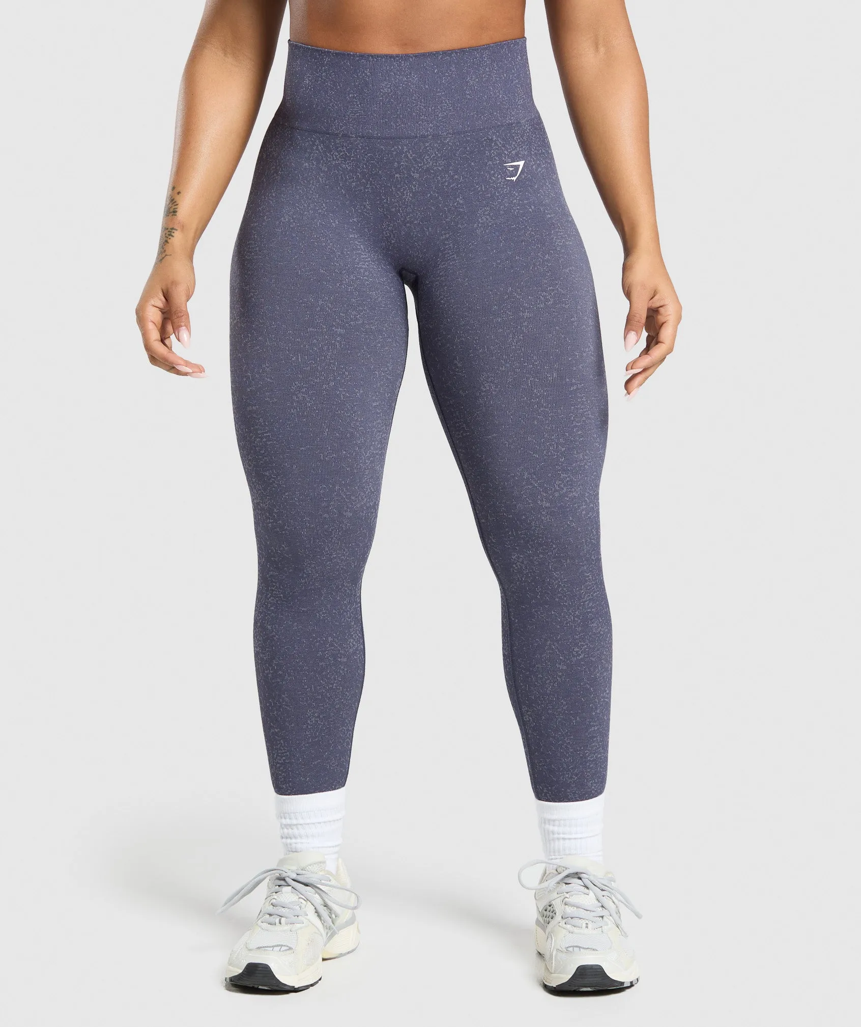 Gymshark Adapt Fleck Seamless Leggings - Weighted Purple/Metal Purple sold by Gymshark