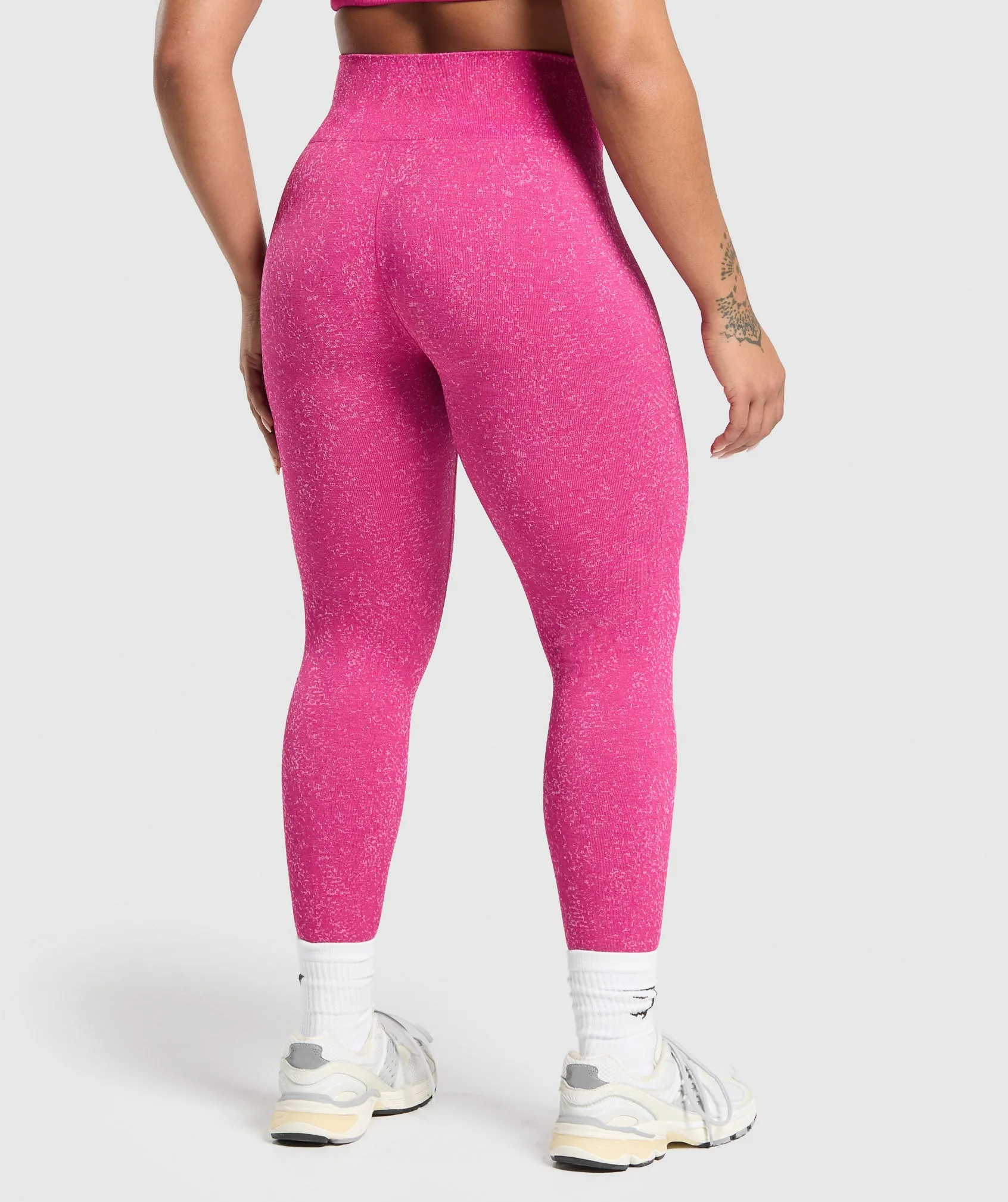 Gymshark Adapt Fleck Seamless Leggings - Winning Pink/Sour Pink sold by Gymshark product image thumbnail 2