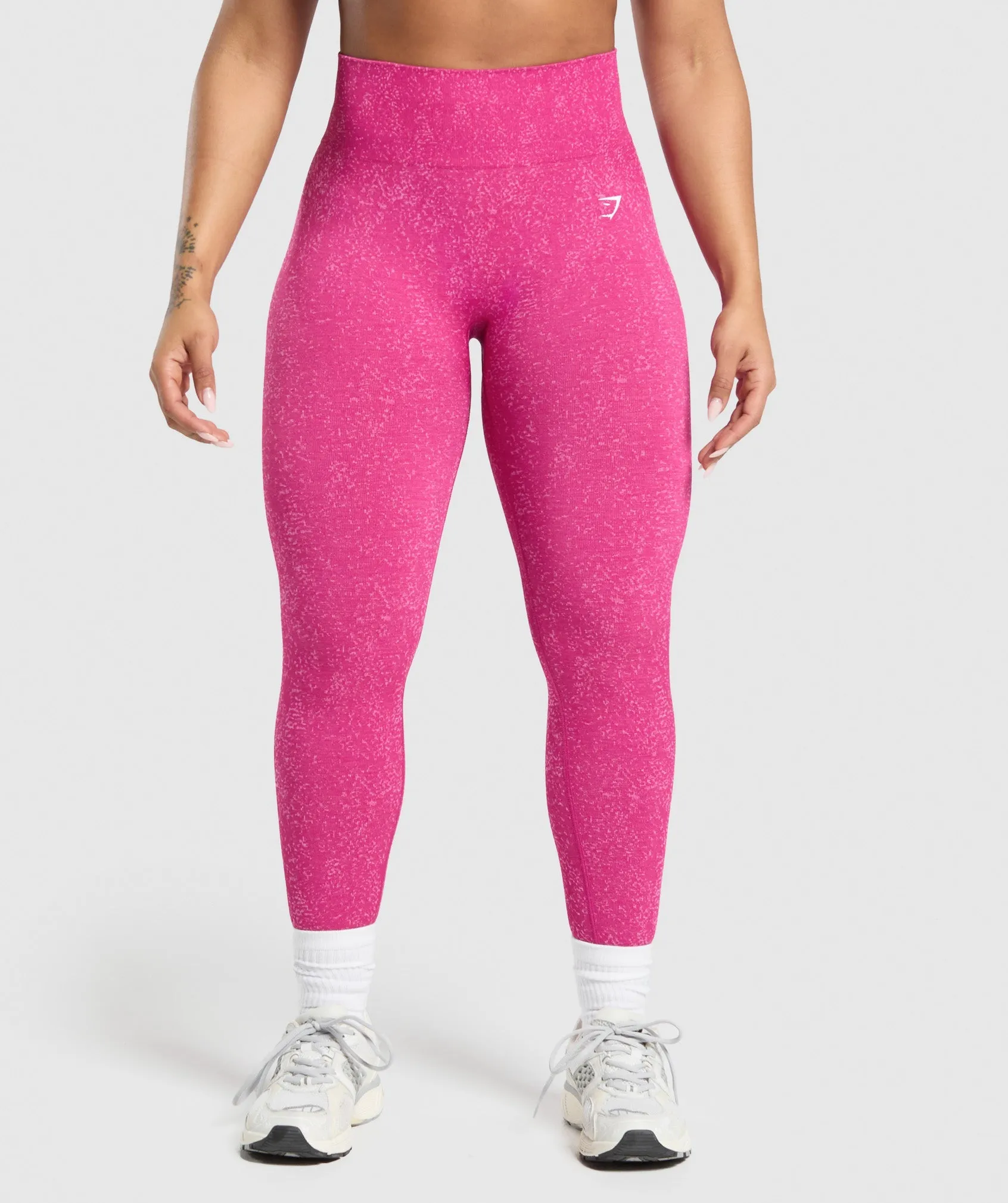 Gymshark Adapt Fleck Seamless Leggings - Winning Pink/Sour Pink sold by Gymshark