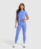 Gymshark Vital Seamless Light T-Shirt - Lift Blue/ Marl sold by Gymshark