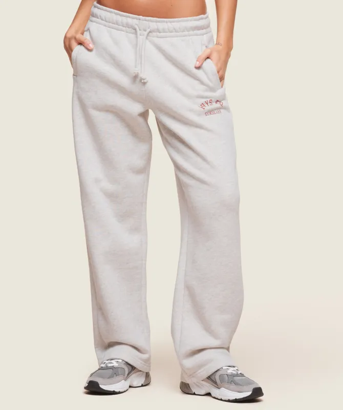 Gymshark Phys Ed Straight Leg Joggers - Light Grey Marl sold by Gymshark