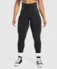Gymshark Glute Boost Seamless Leggings - Black/Asphalt Grey sold by Gymshark