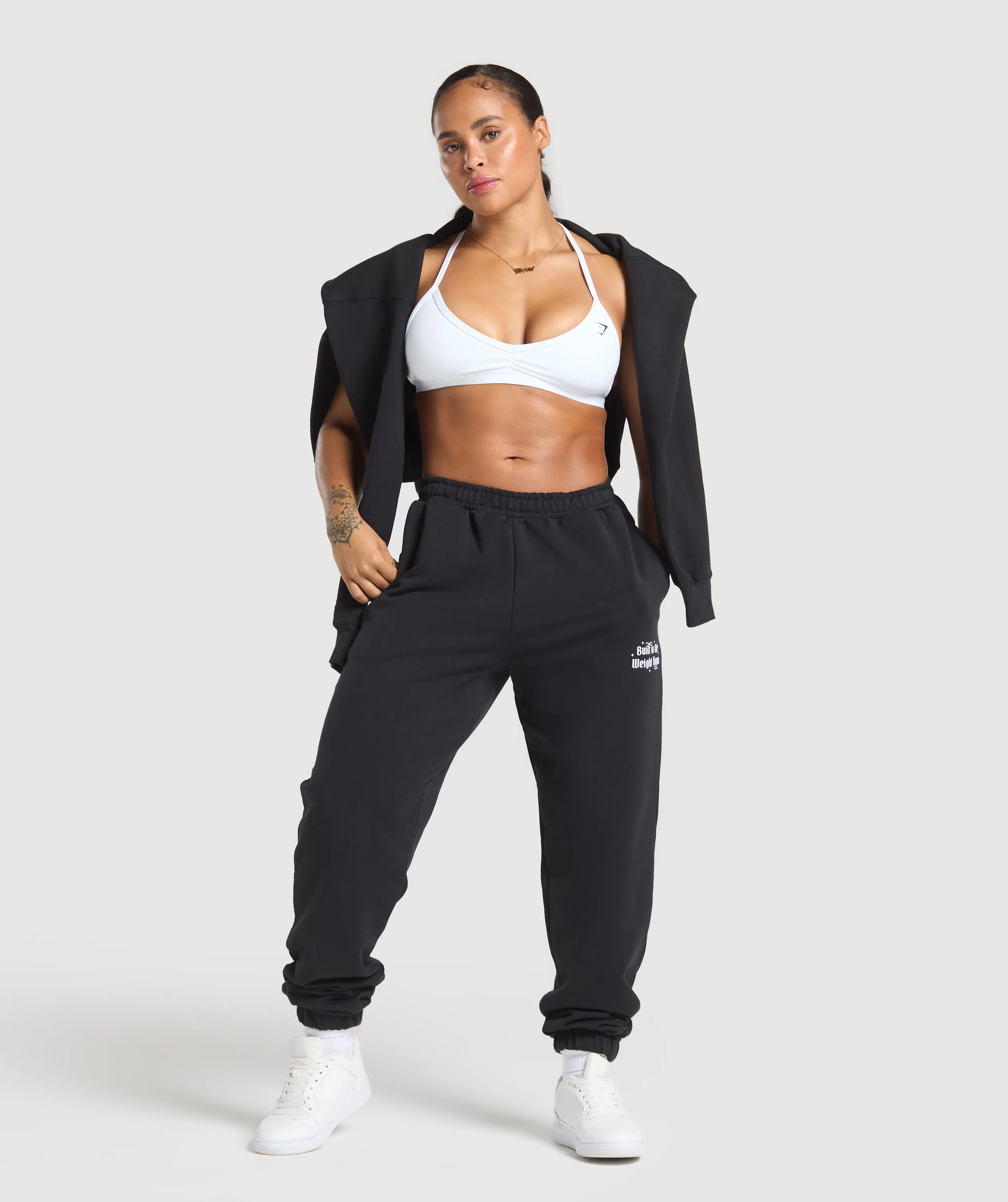 Gymshark Built In The Weight Room Joggers - Black sold by Gymshark product image thumbnail 4