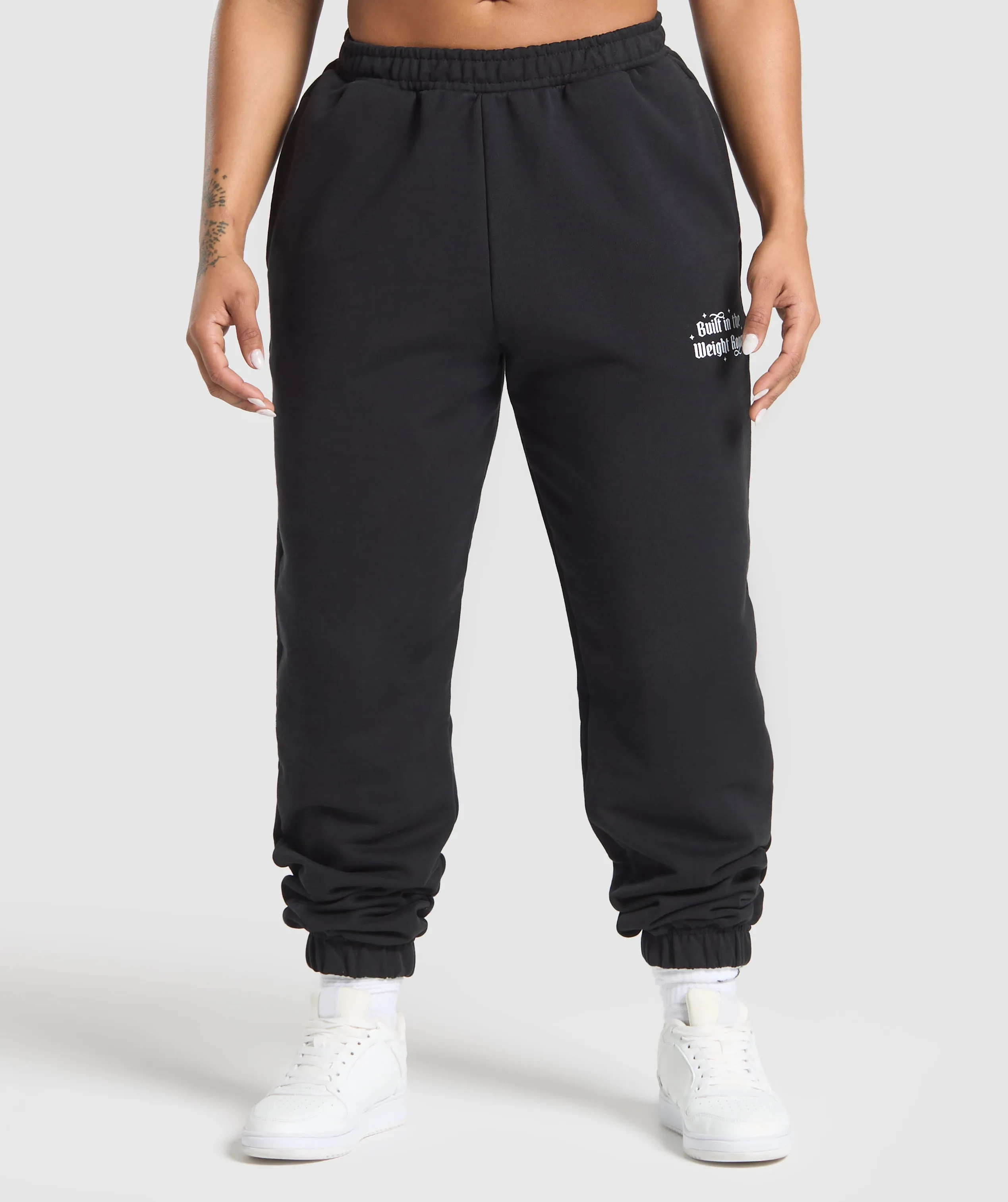 Gymshark Built In The Weight Room Joggers - Black sold by Gymshark