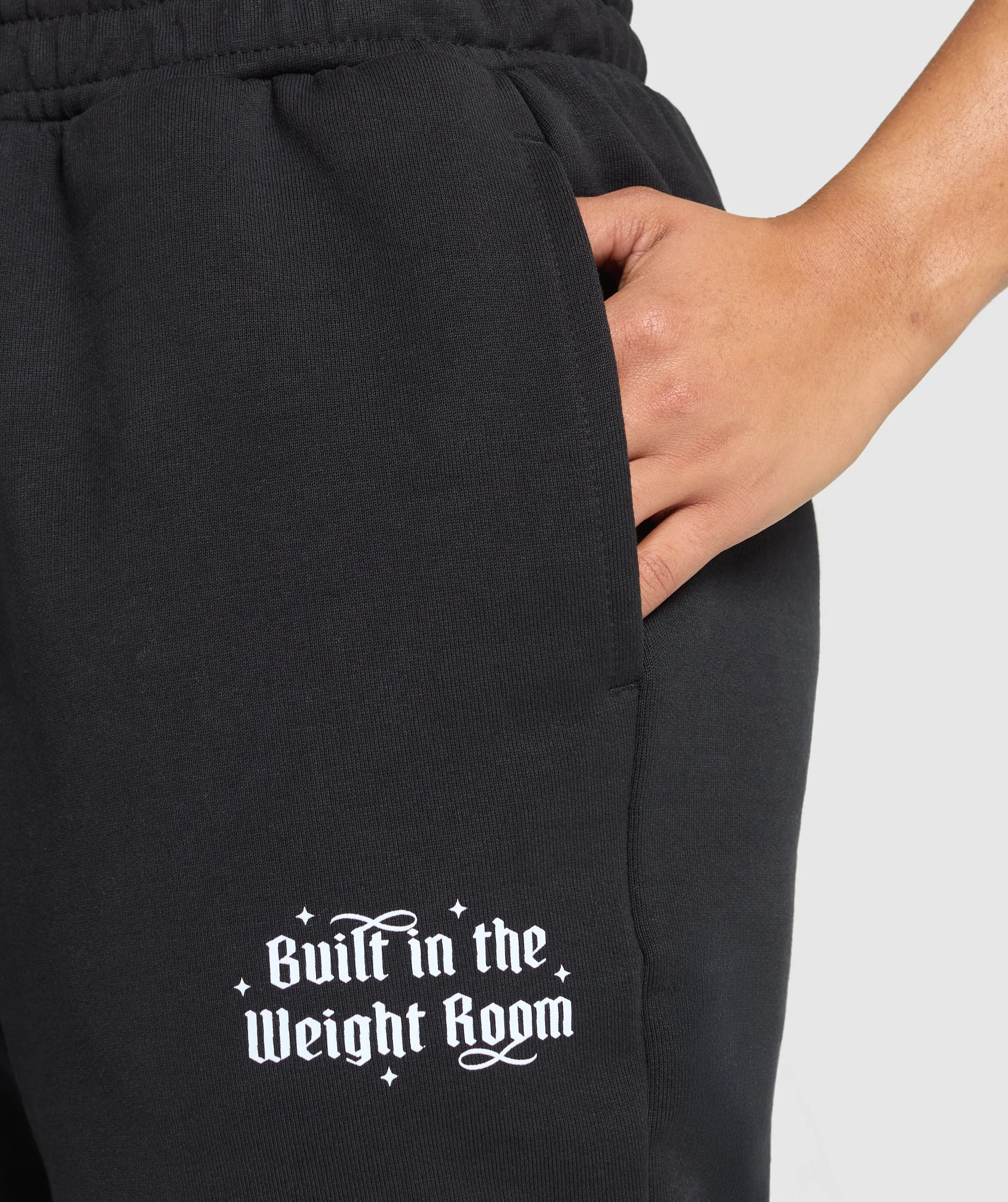 Gymshark Built In The Weight Room Joggers - Black sold by Gymshark product image thumbnail 5