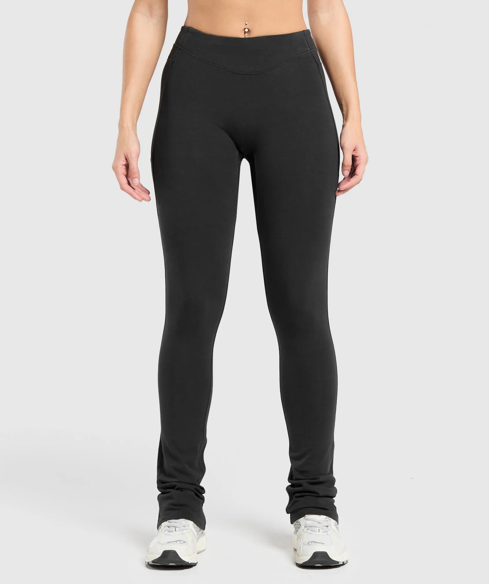 Gymshark Heavyweight Washed Leggings - Black Wash sold by Gymshark